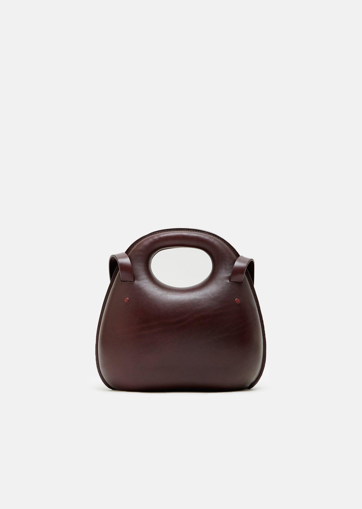 Egg Shoulder Bag - Dark Chocolate