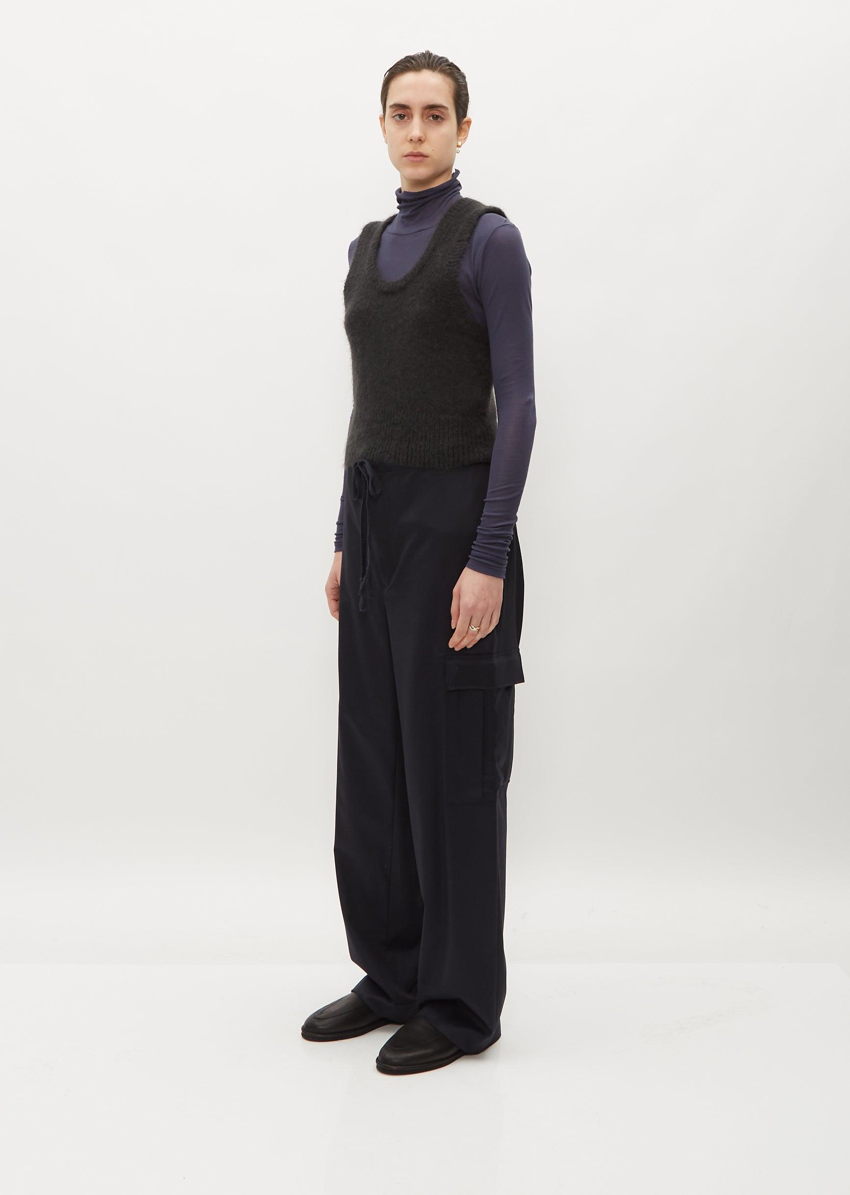 AURALEE Super Fine Wool Twill Field Pants in Black | Lyst