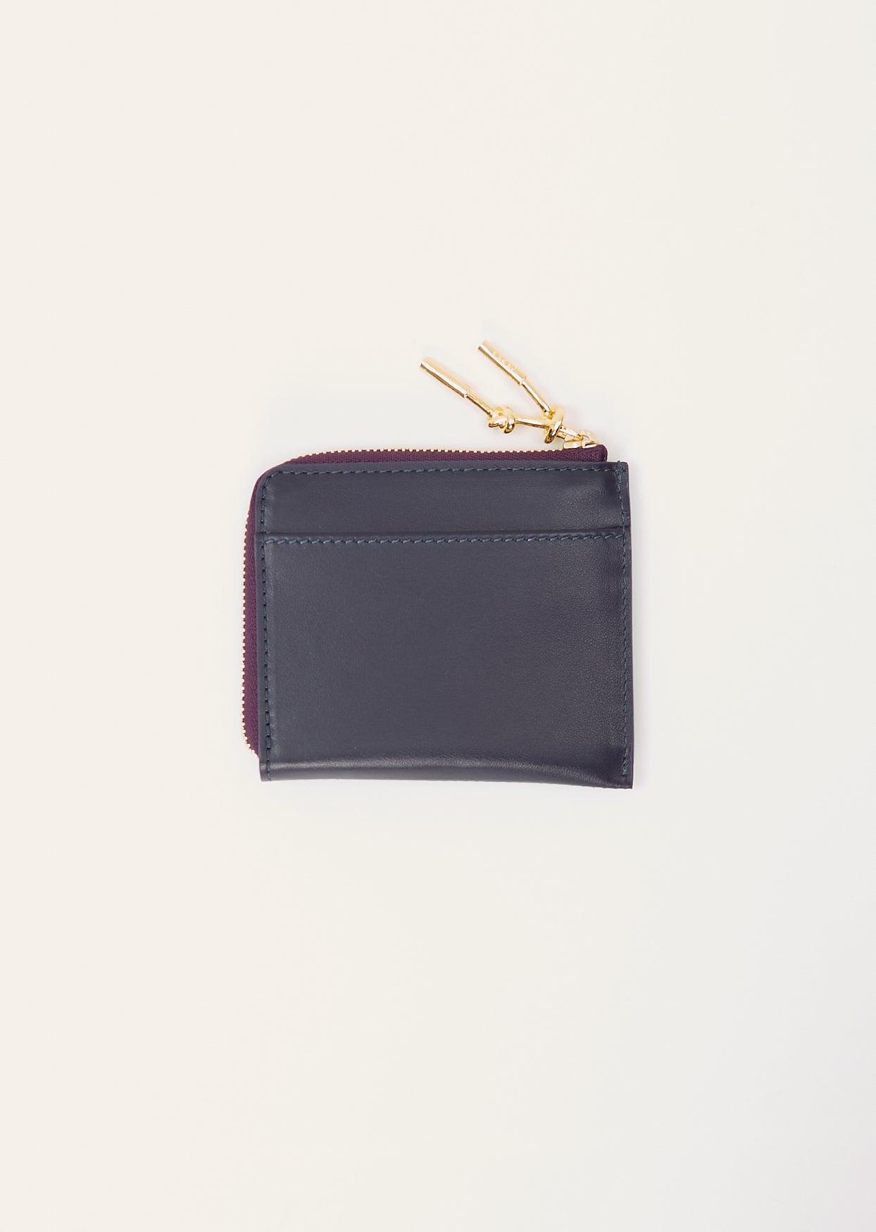 【sacai】Half l Trifold Wallet 100%Leather】sacai『Half Metal Trifold Wallet』送料込 財布・小物