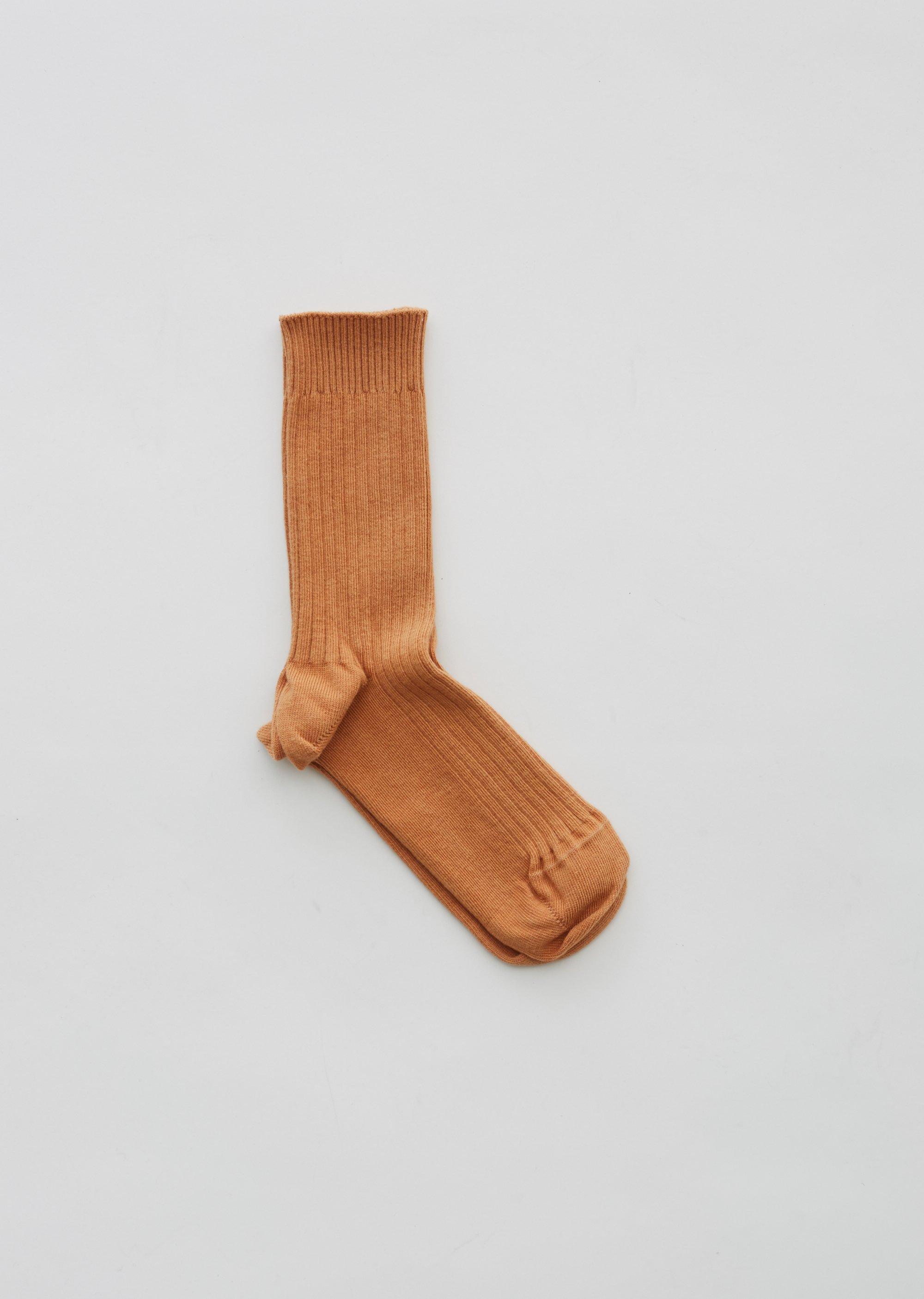 Baserange Cotton Rib Ankle Socks in Brown for Men Lyst