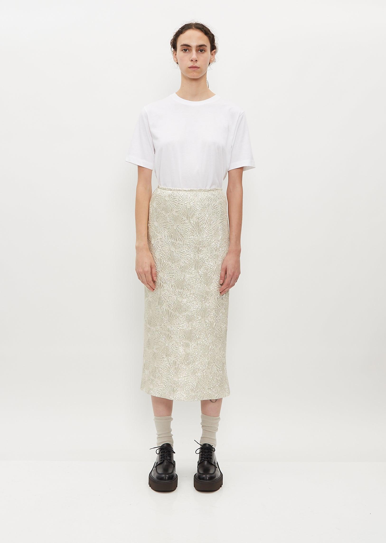 スカート DRIES VAN NOTEN Women Skirts 108069069703 White ホワイト（白）系 Dries Van Noten(ドリス ヴァン ノッテン