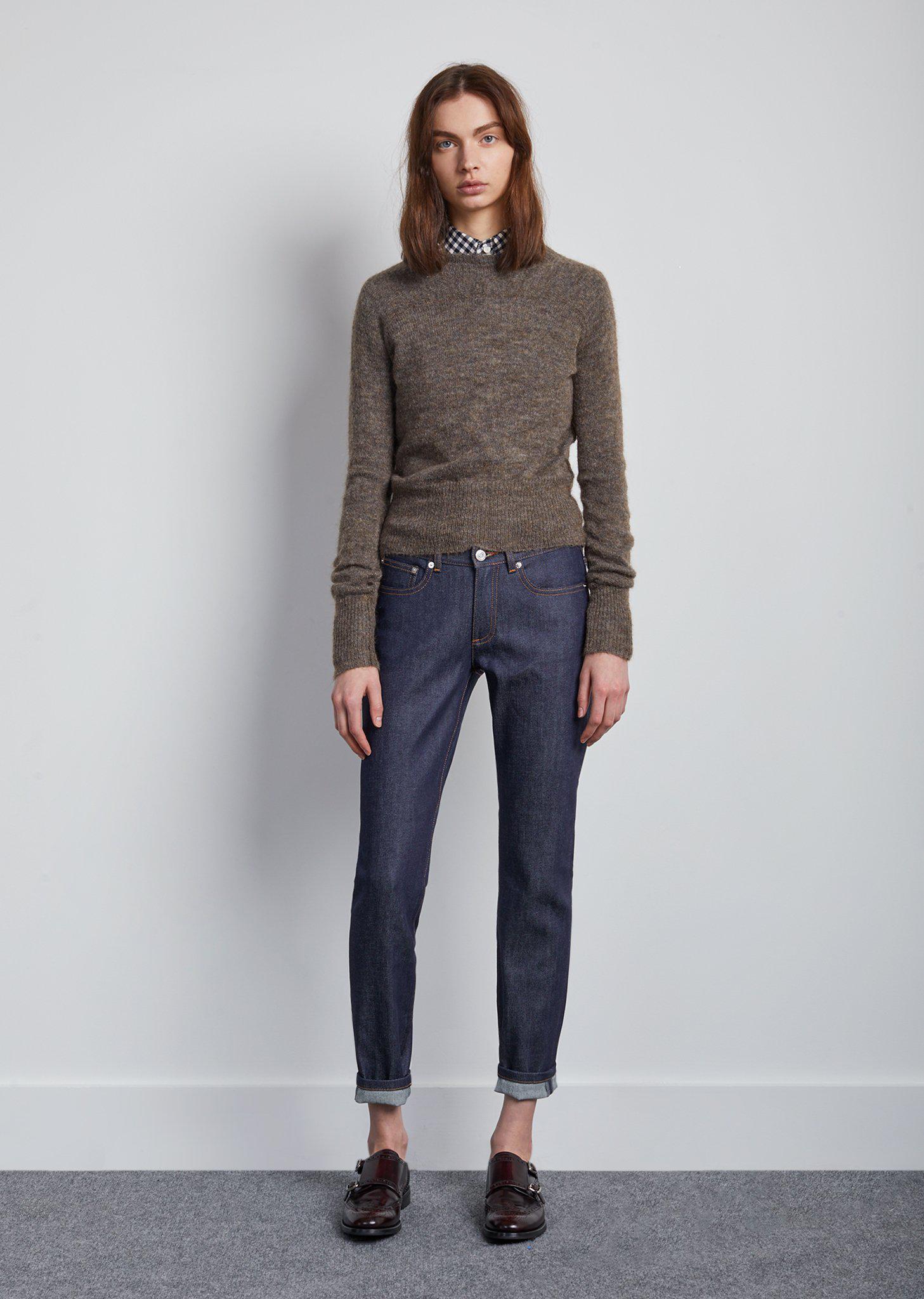 A.P.C. Jean Moulant in Blue | Lyst
