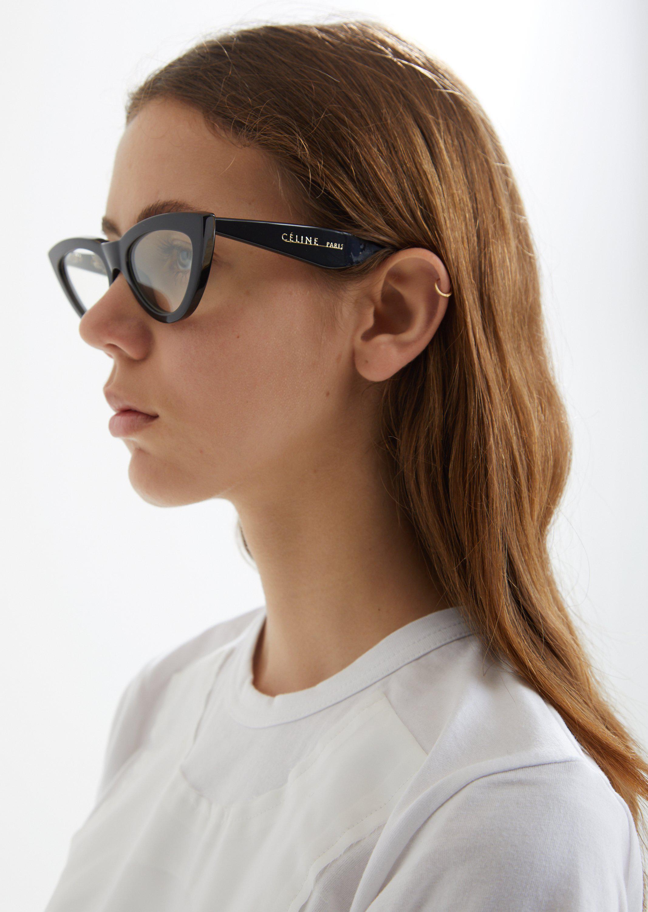 celine cat eye eyeglasses