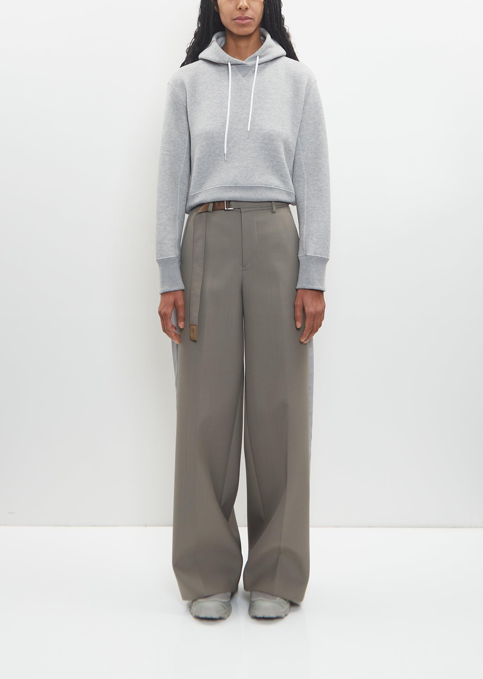 25SS Sacai Suiting Bonding Pants グレー2 Sacai Poly-wool Suiting Bonding Pants in Grey | Lyst UK