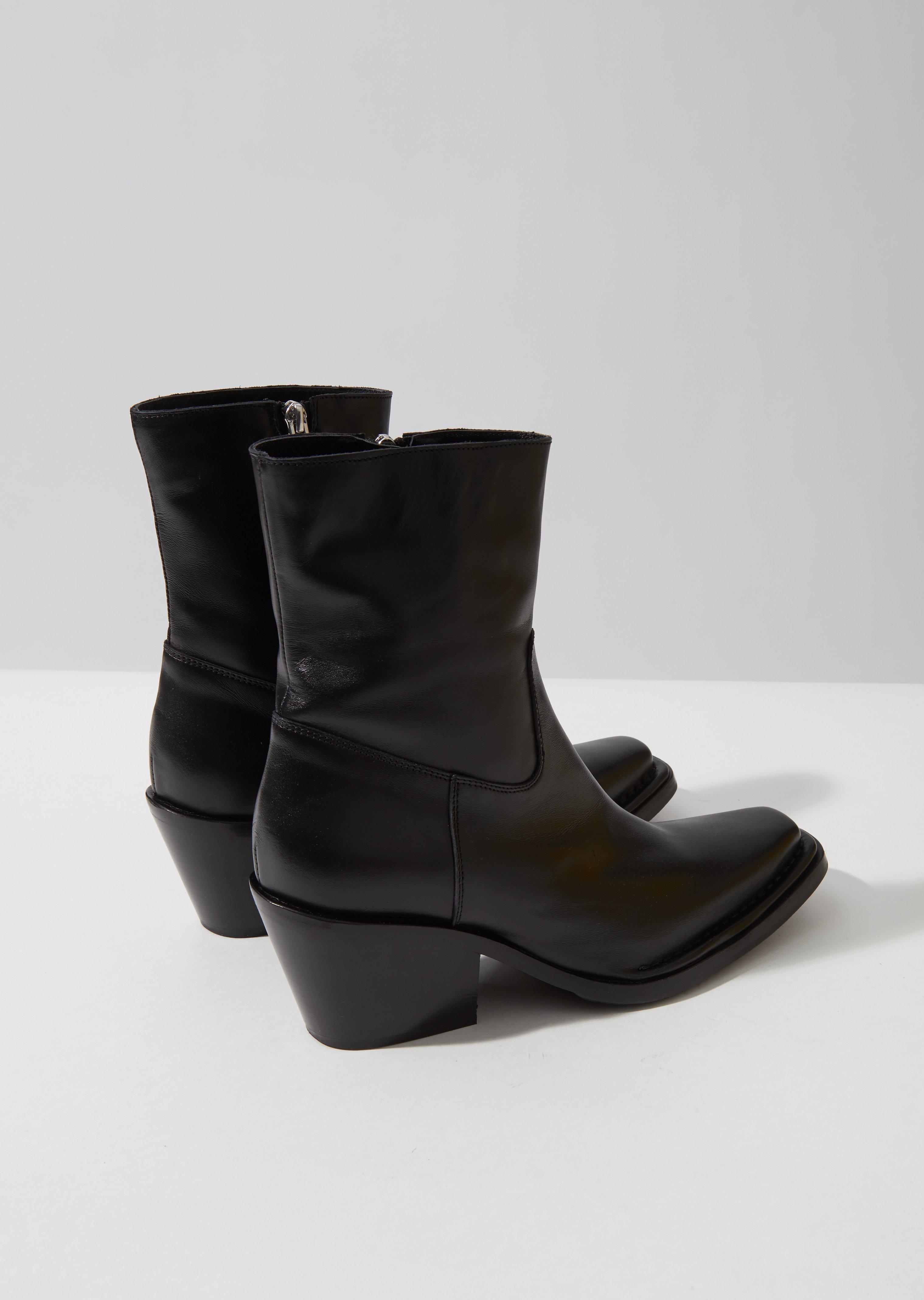 Acne Studios Leather Bruna Boots in Black - Lyst