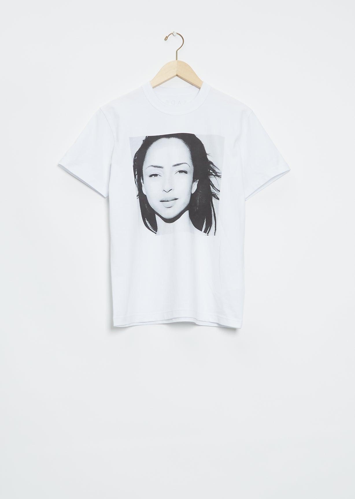 Sacai Cotton Sade T-shirt in White | Lyst