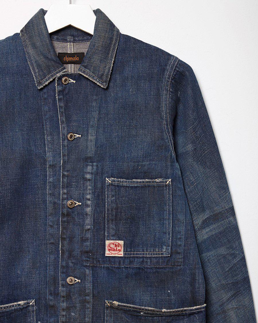 Chimala Unisex Denim Work Jacket in Dark Vintage (Blue) - Lyst