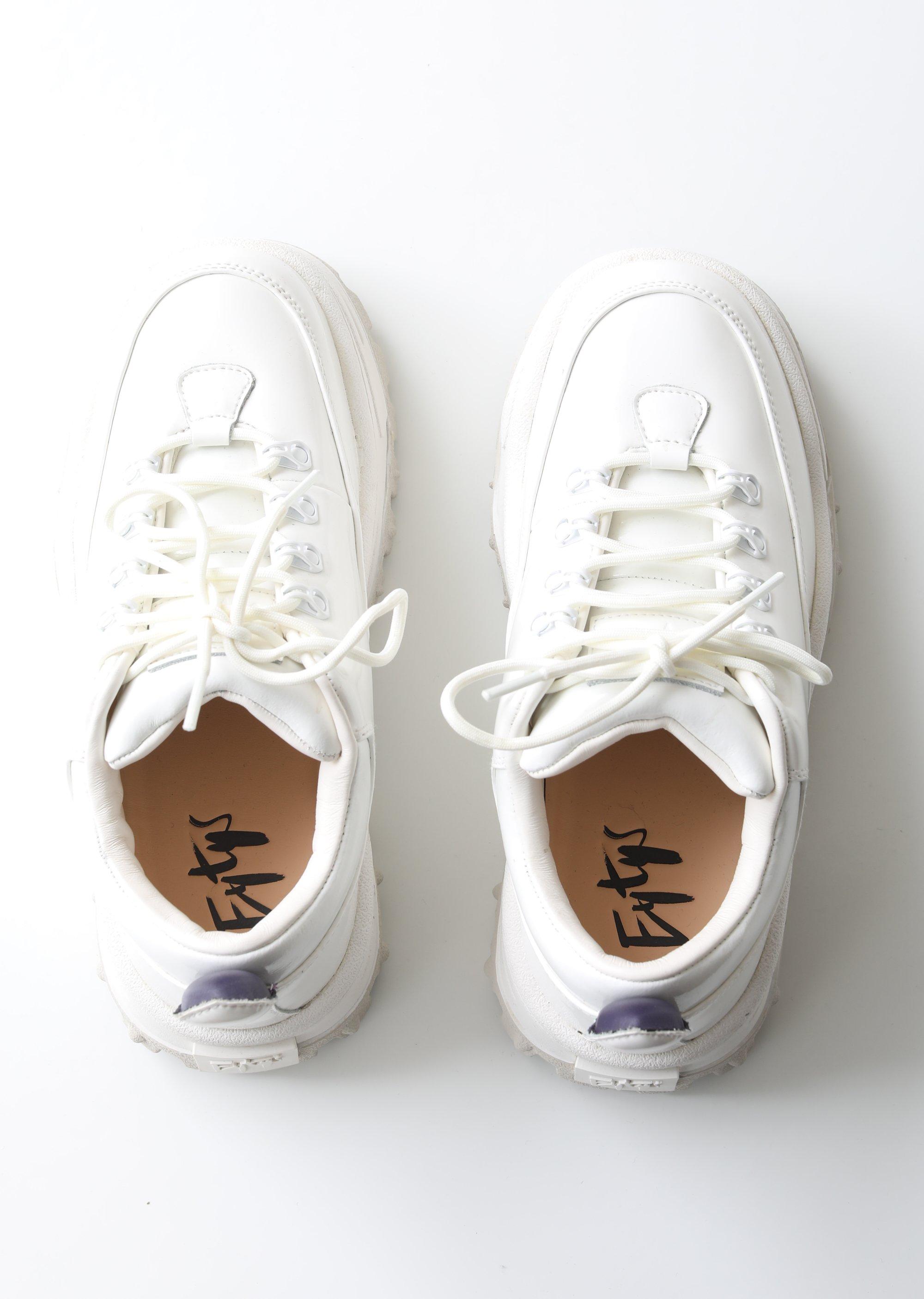 Eytys white patent angel on sale sneakers