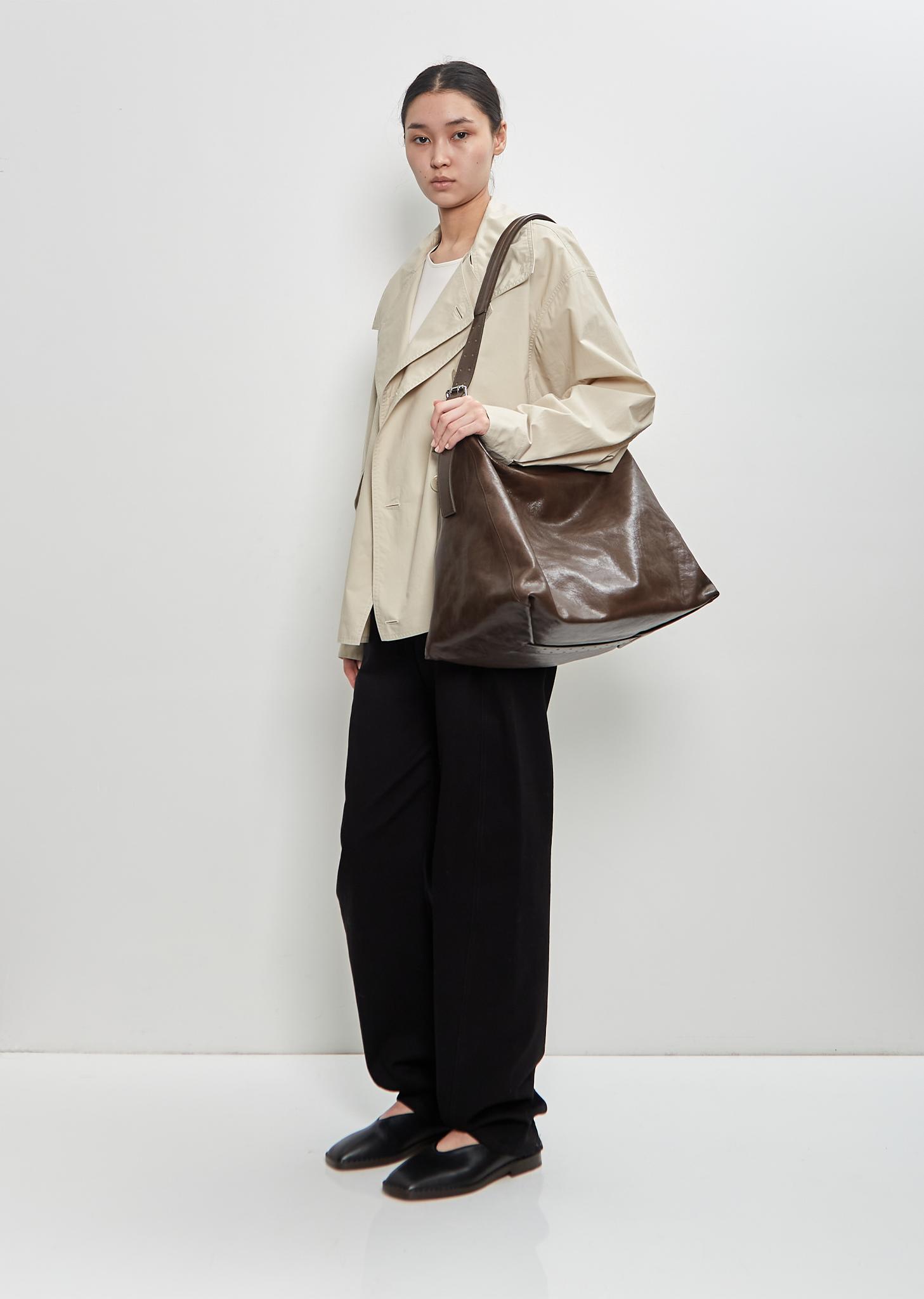 Lemaire Belted Hobo Bag in White | Lyst