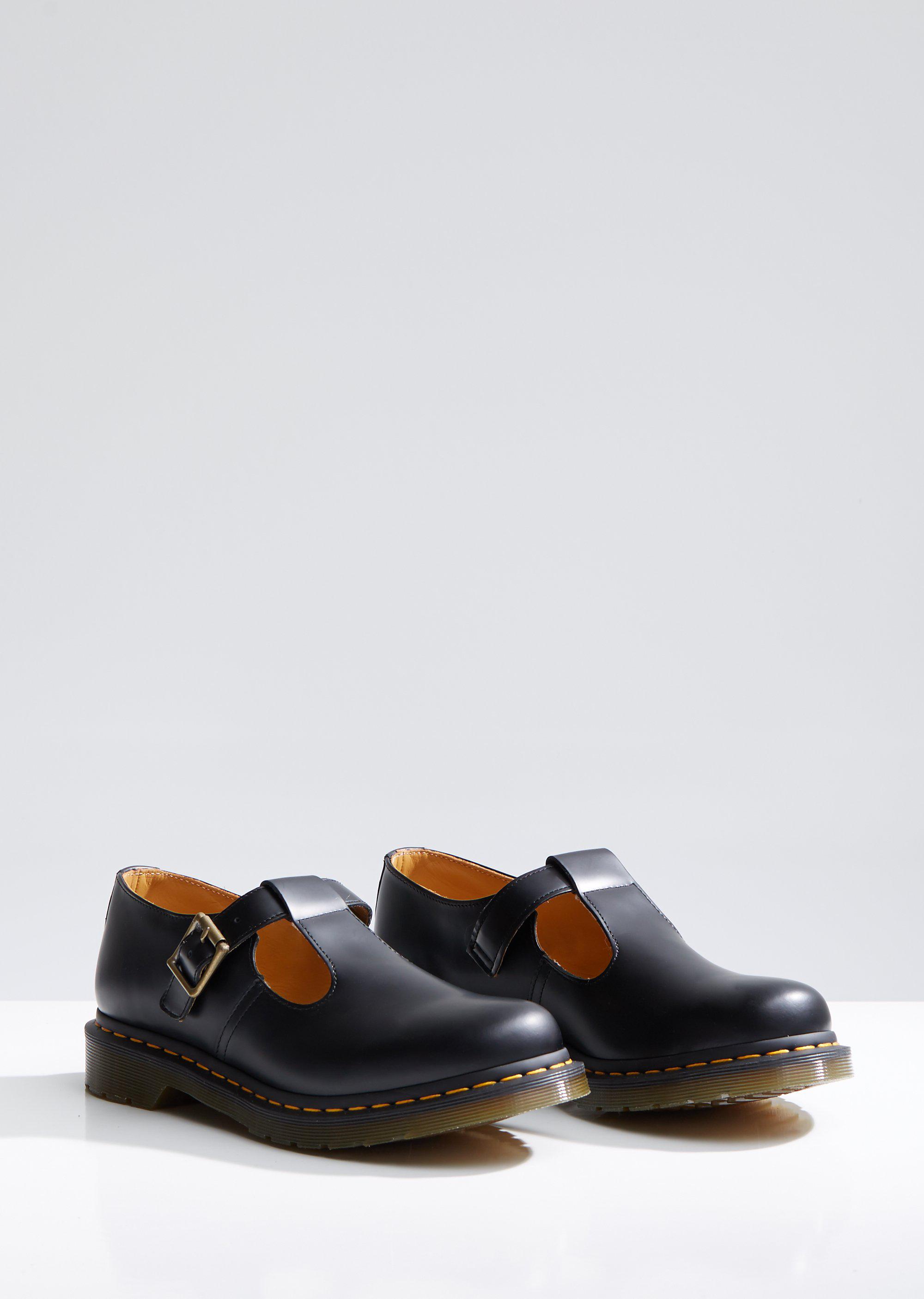 Dr. Martens Polley T Bar Mary Janes in Black | Lyst
