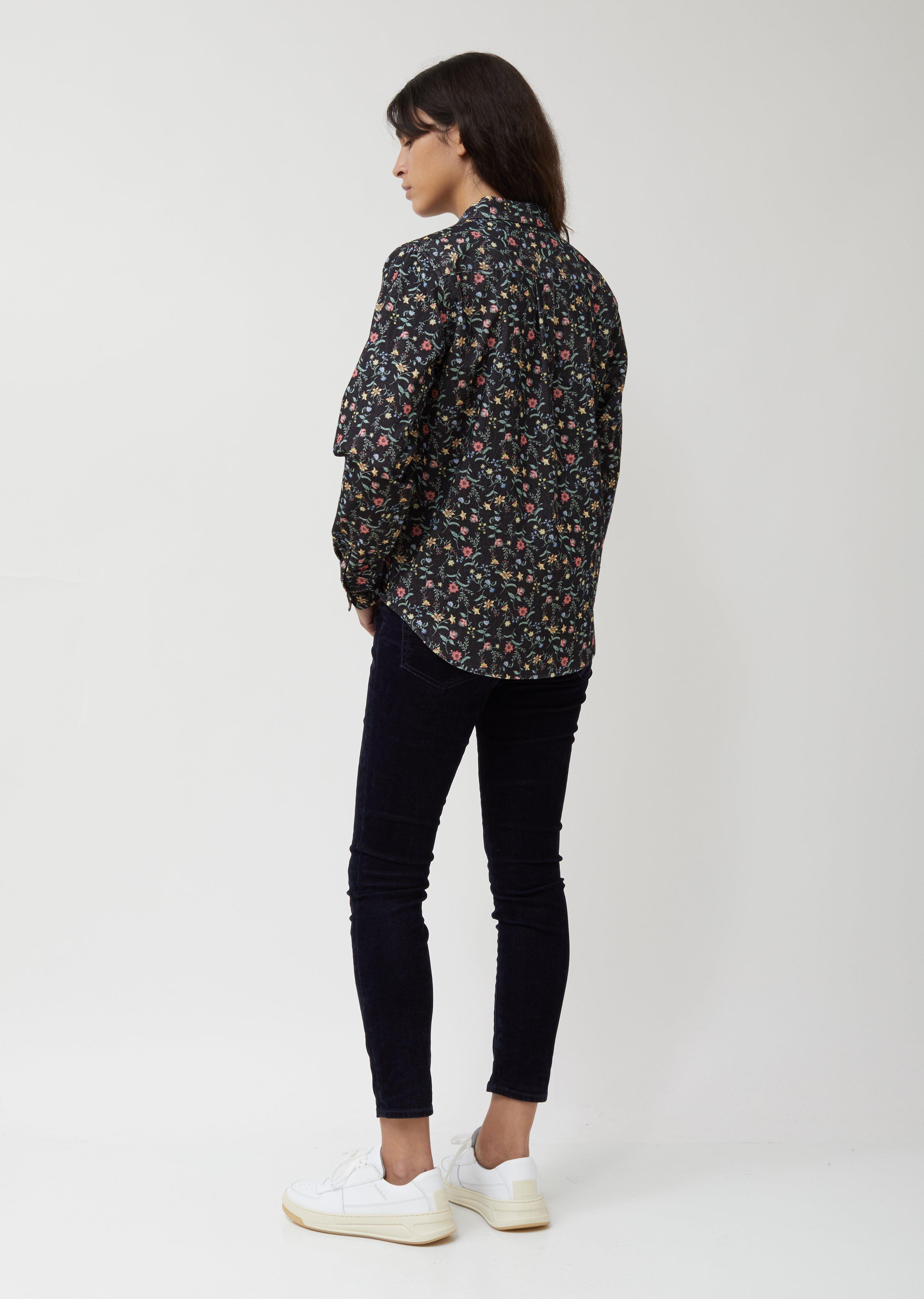 black floral shirt women's