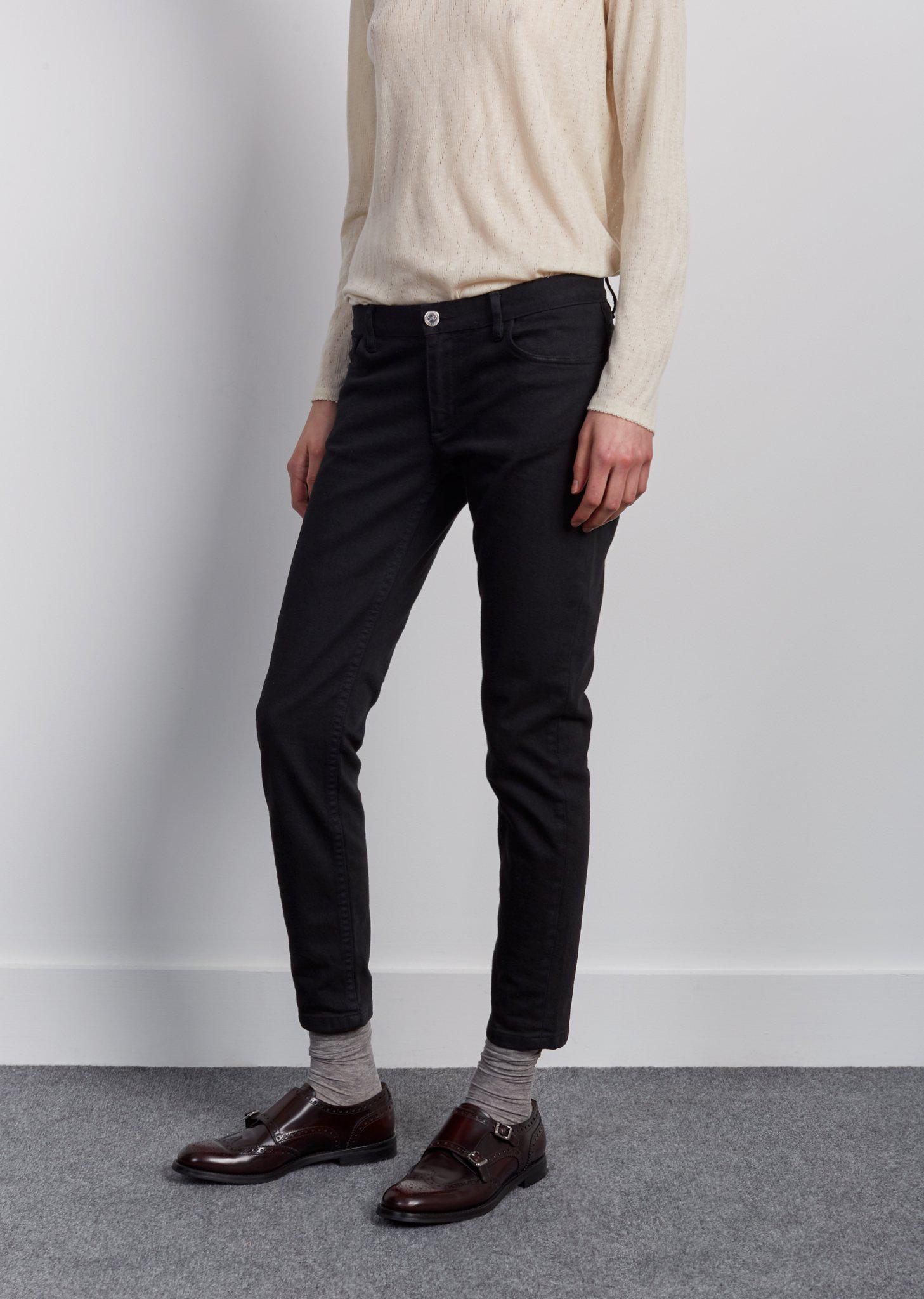 A.P.C. Denim Jean Etroit Court in Black | Lyst
