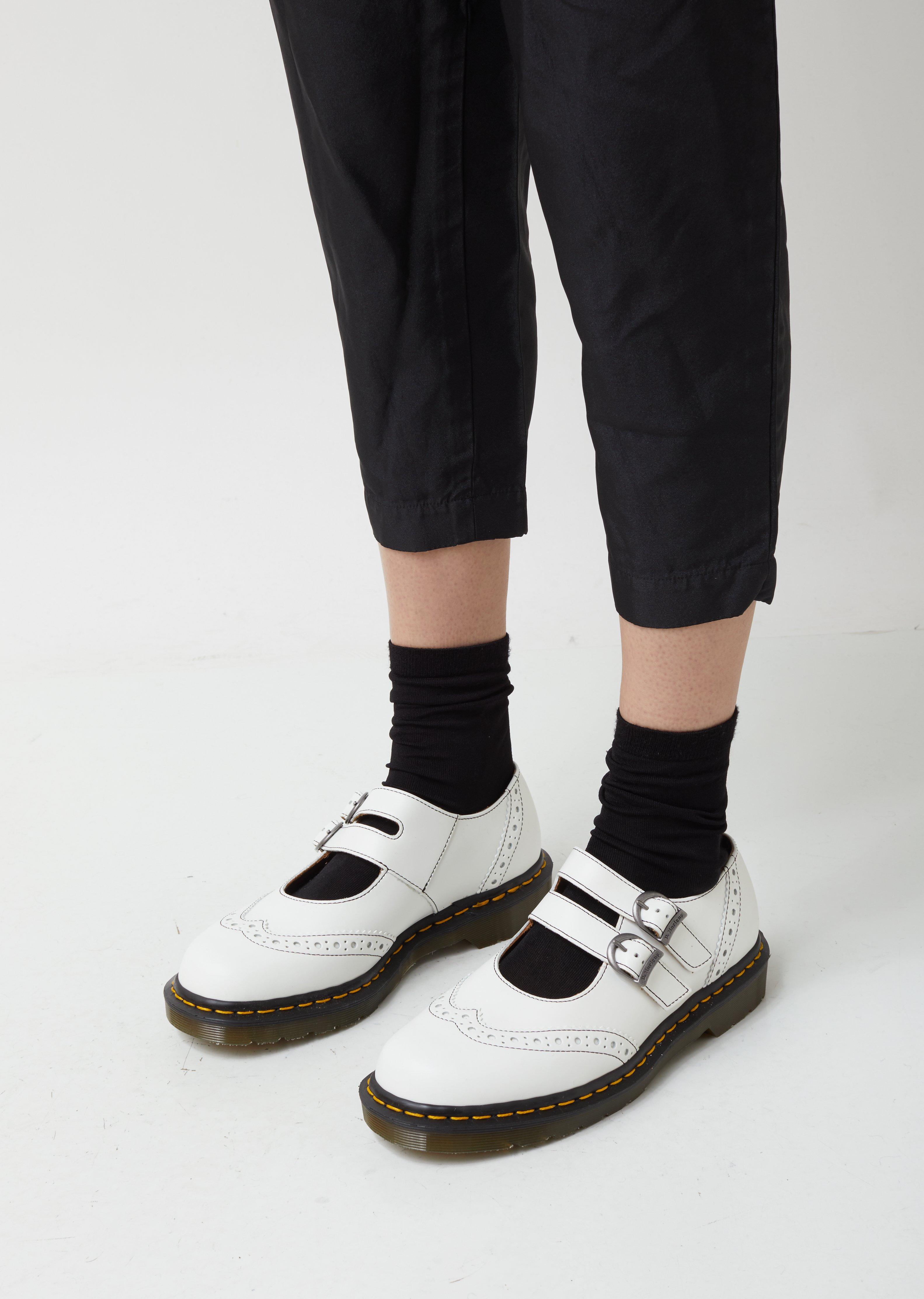 Comme des Garçons Dr Martens Brogue Mary Jane Shoes in White | Lyst