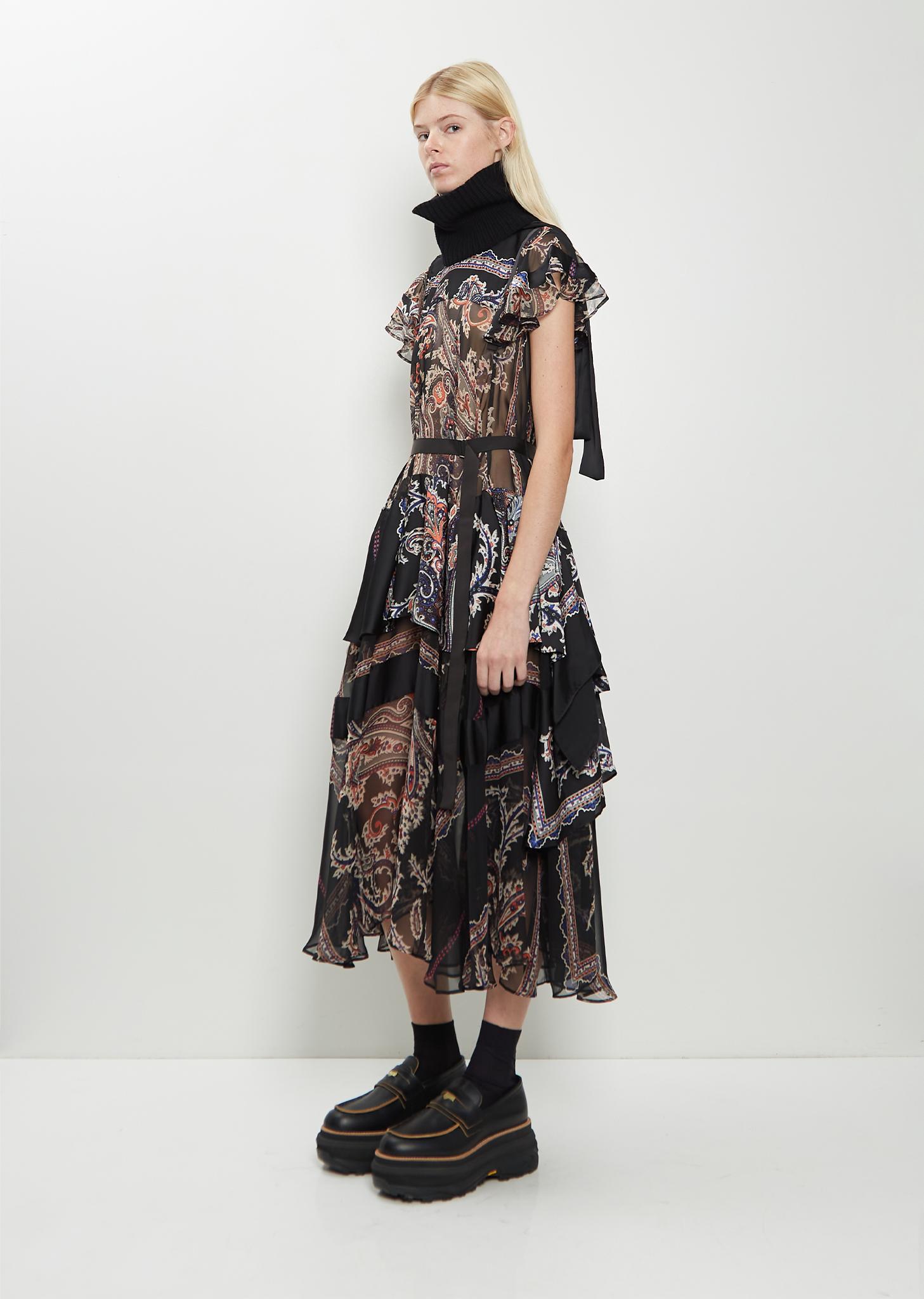 【sacai】Dress Sacai Denim Mix Shirtdress | Saks Fifth Avenue