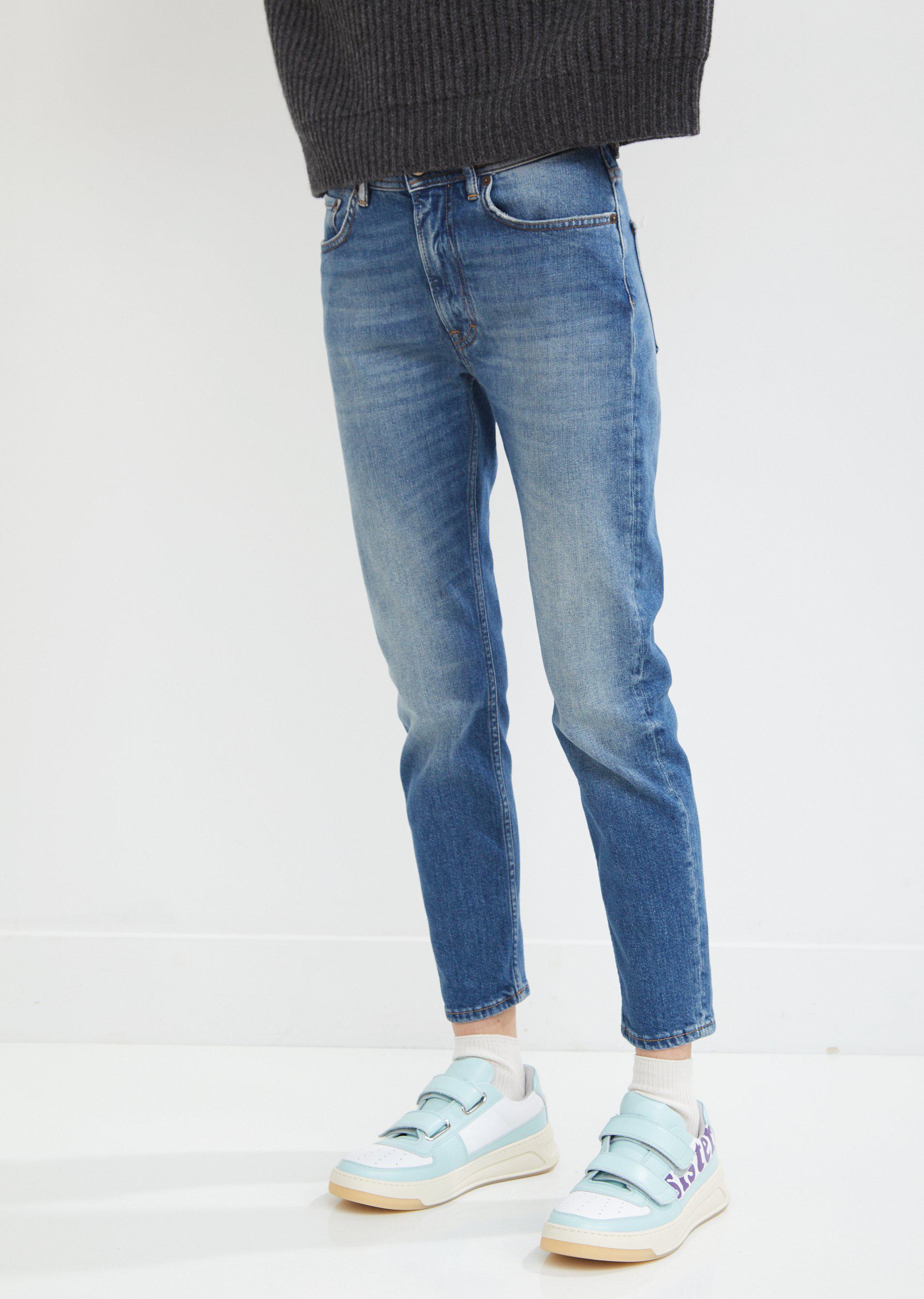 Acne Studios Denim Melk Mid Blue Jeans 