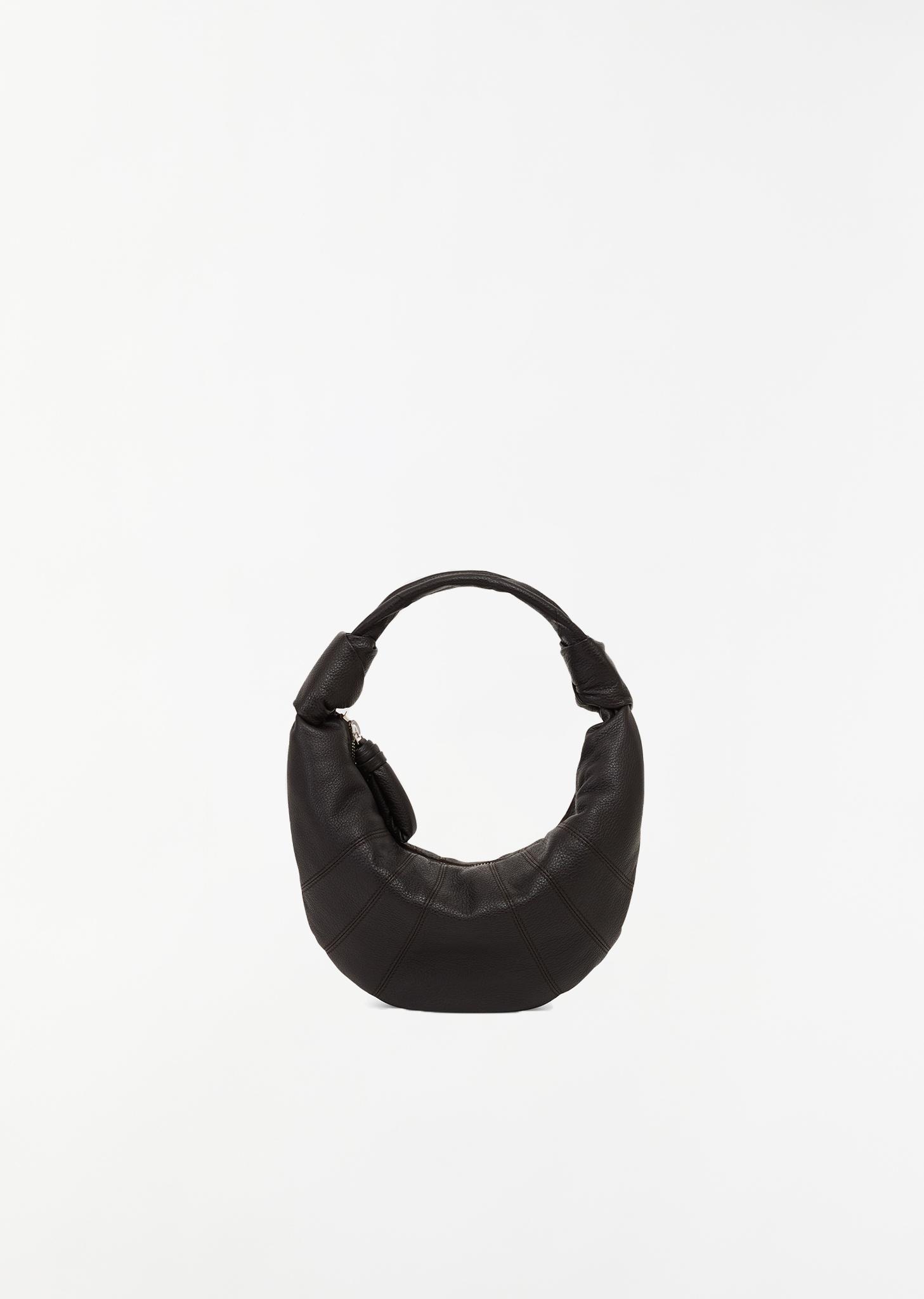 Lemaire Fortune Croissant Bag in Black