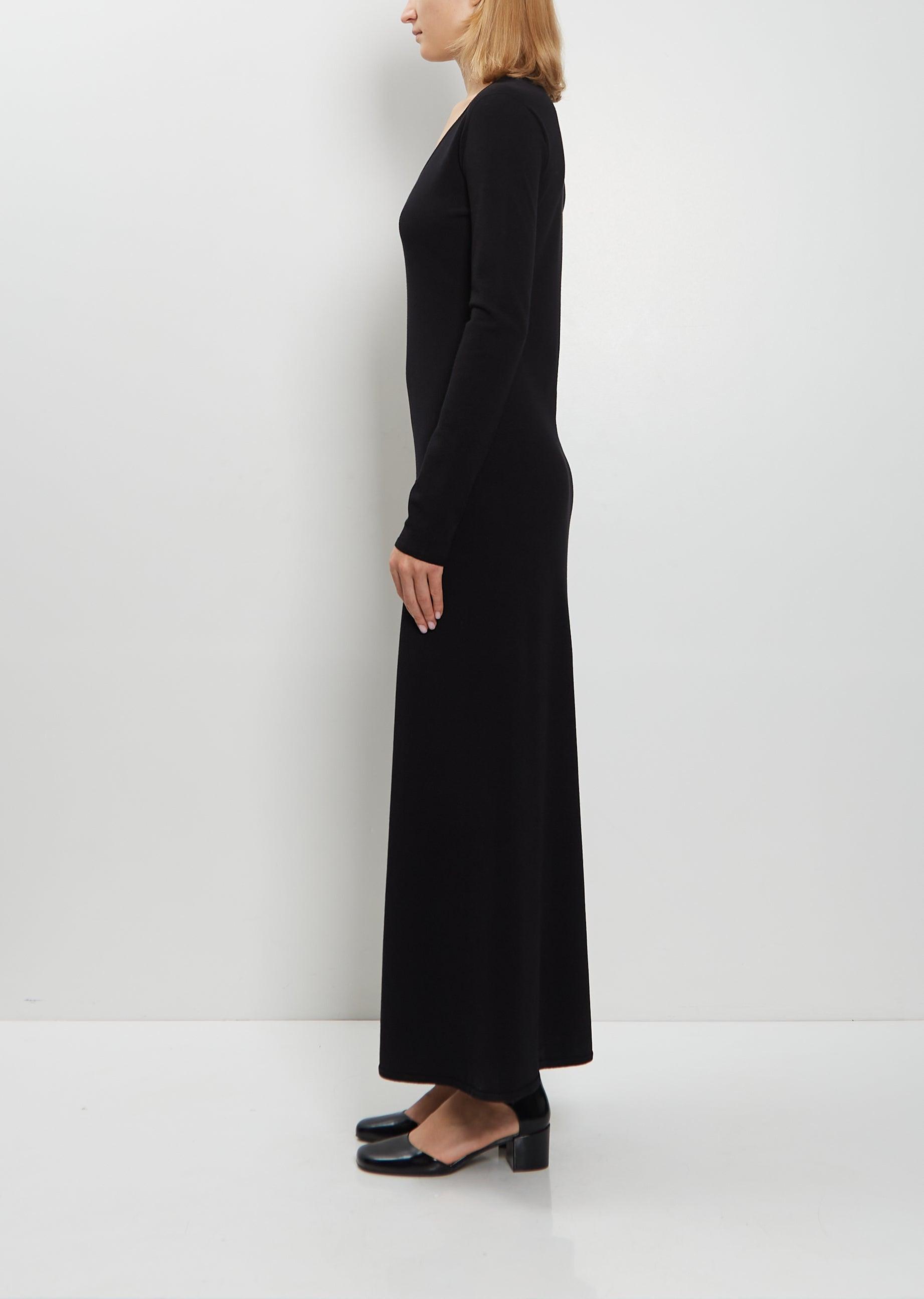 The Row Mavy Jersey Dress in Black | Lyst Australia The Row Mavy Jersey Dress in Black | Lyst Australia