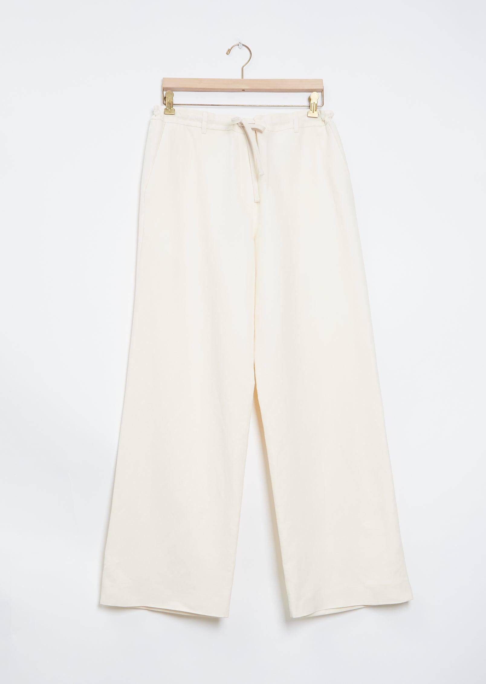 The Row Dandy Pant in White | Lyst
