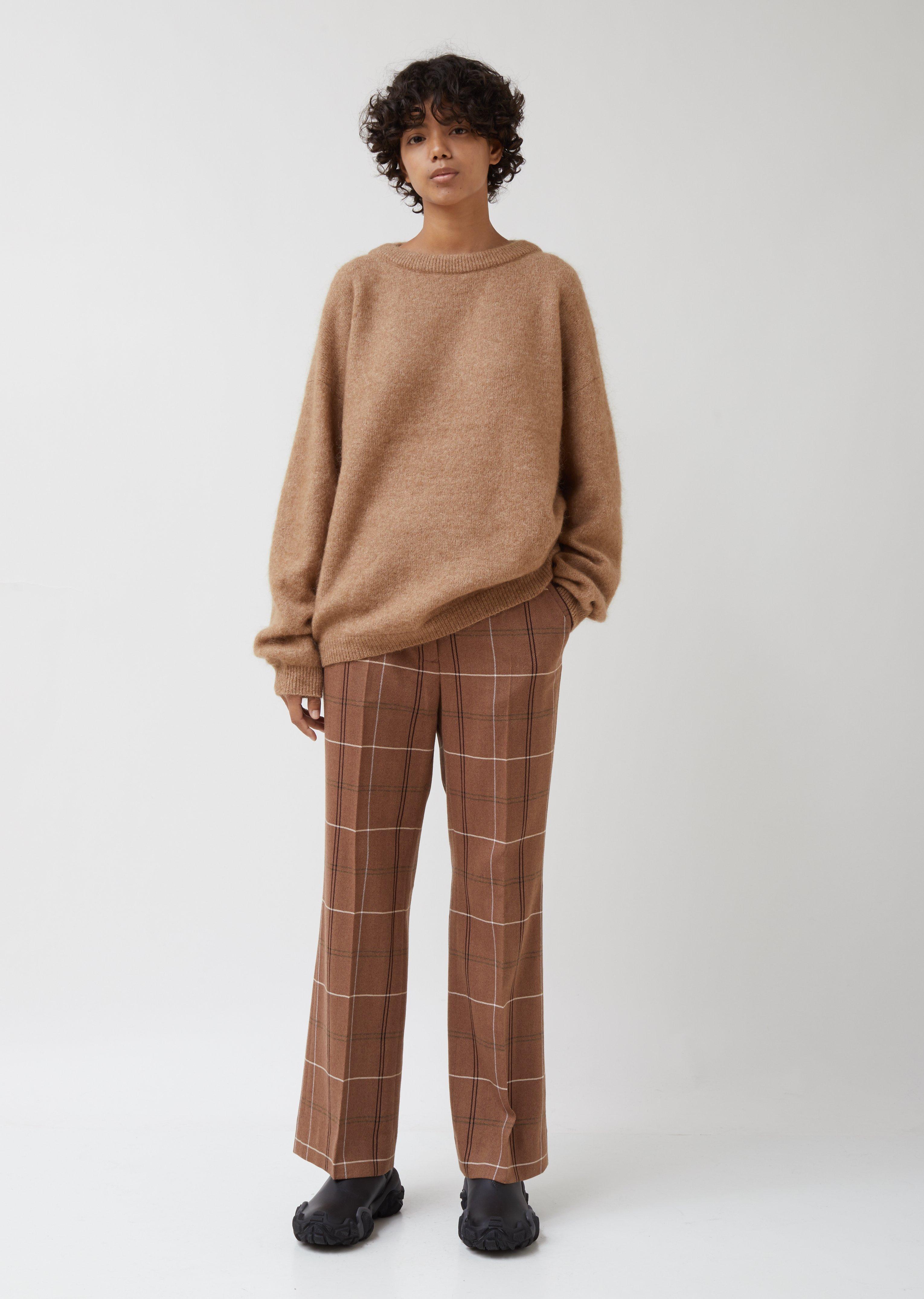 Acne Studios Synthetic Dramatic Moh Sweater in Caramel Brown (Brown) - Lyst