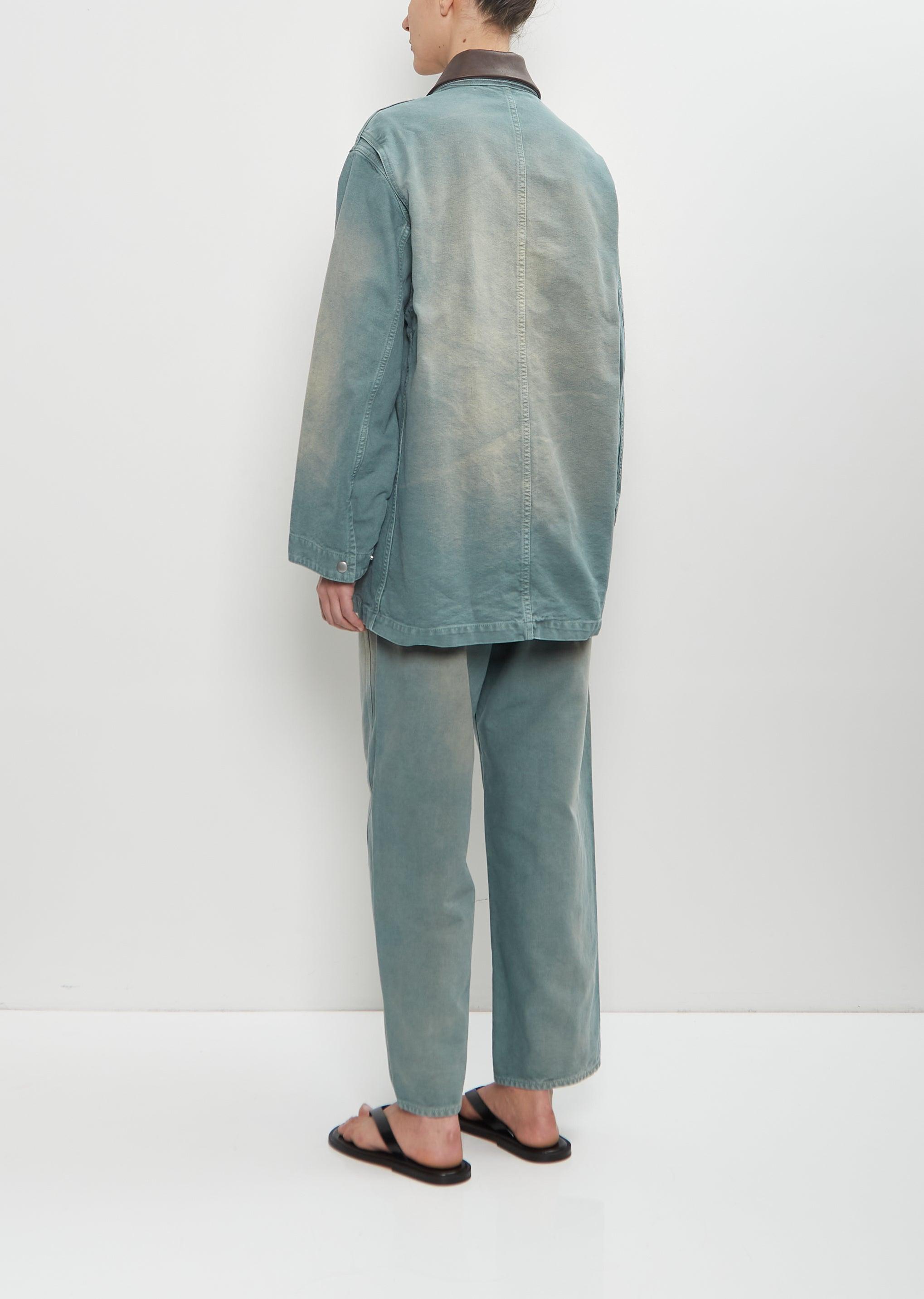 AURALEE Organic Cotton Duck Blouson in Blue | Lyst