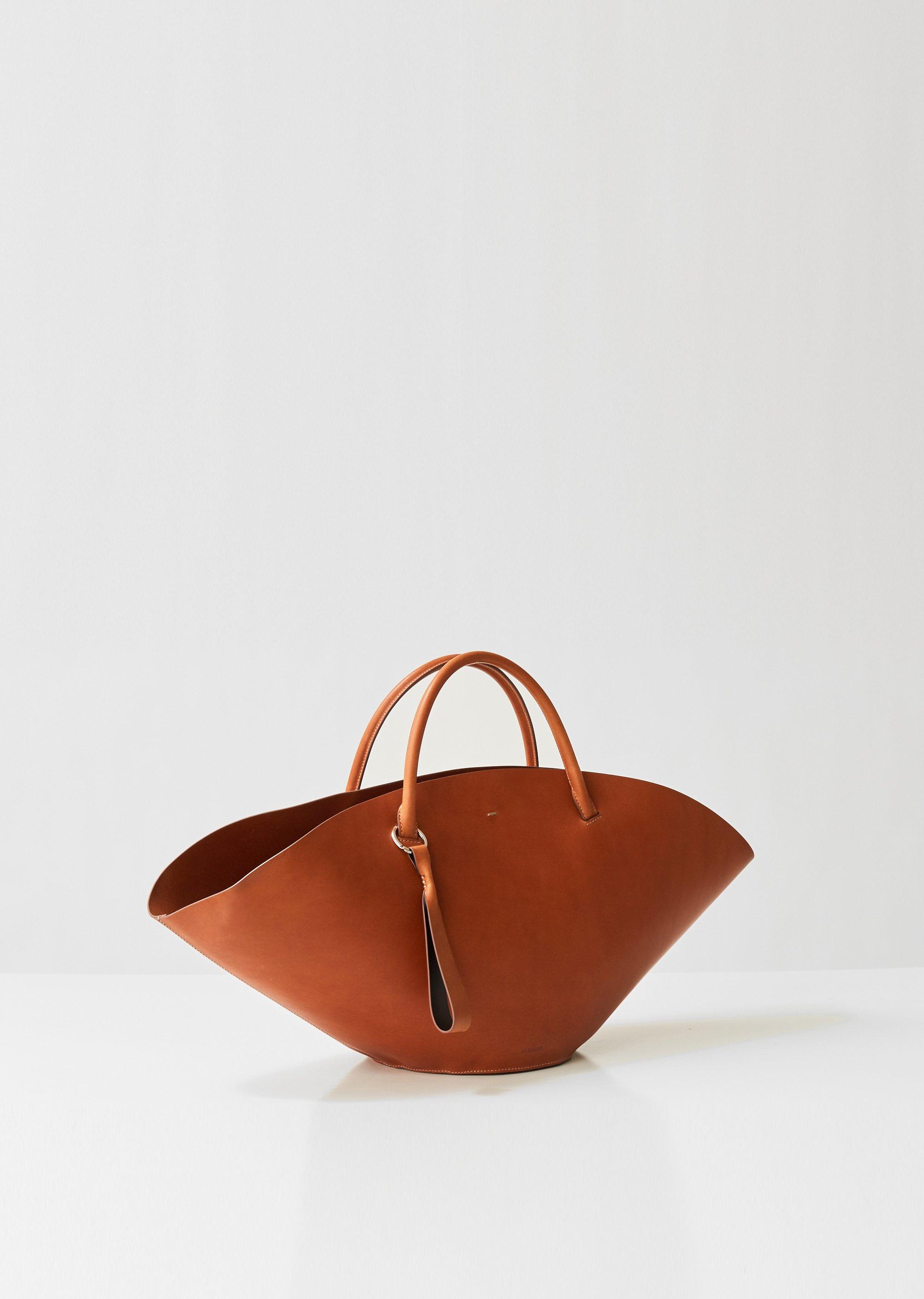 Jil Sander Sombrero Medium Bag in Brown | Lyst