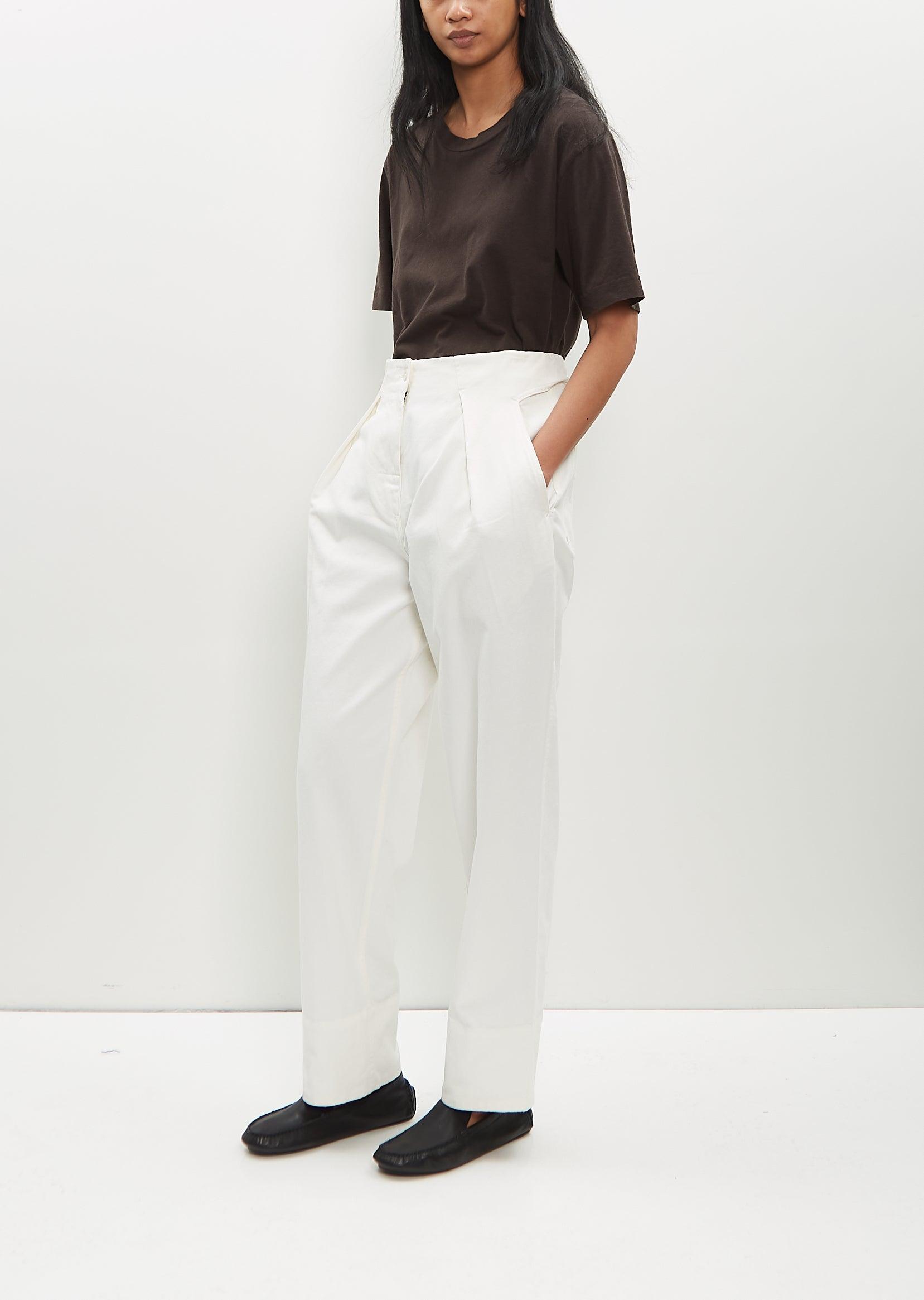 Margaret Howell｜CHINO PANTS (MHL CINCH BACK TROUSER - E rennes — MHL | Cinch Back Trouser in Off Black