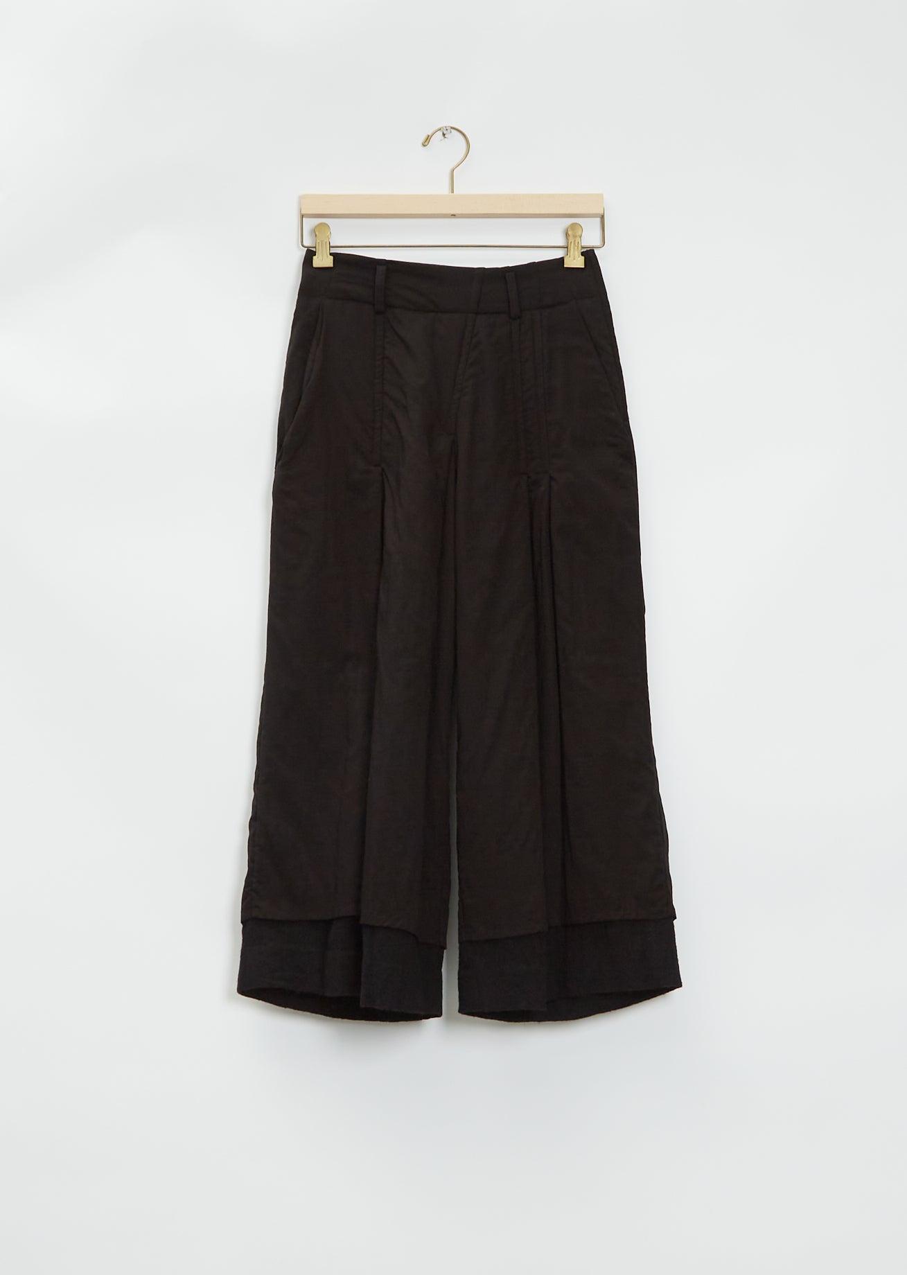 Y's Yohji Yamamoto U-random Tuck Pants in Black | Lyst