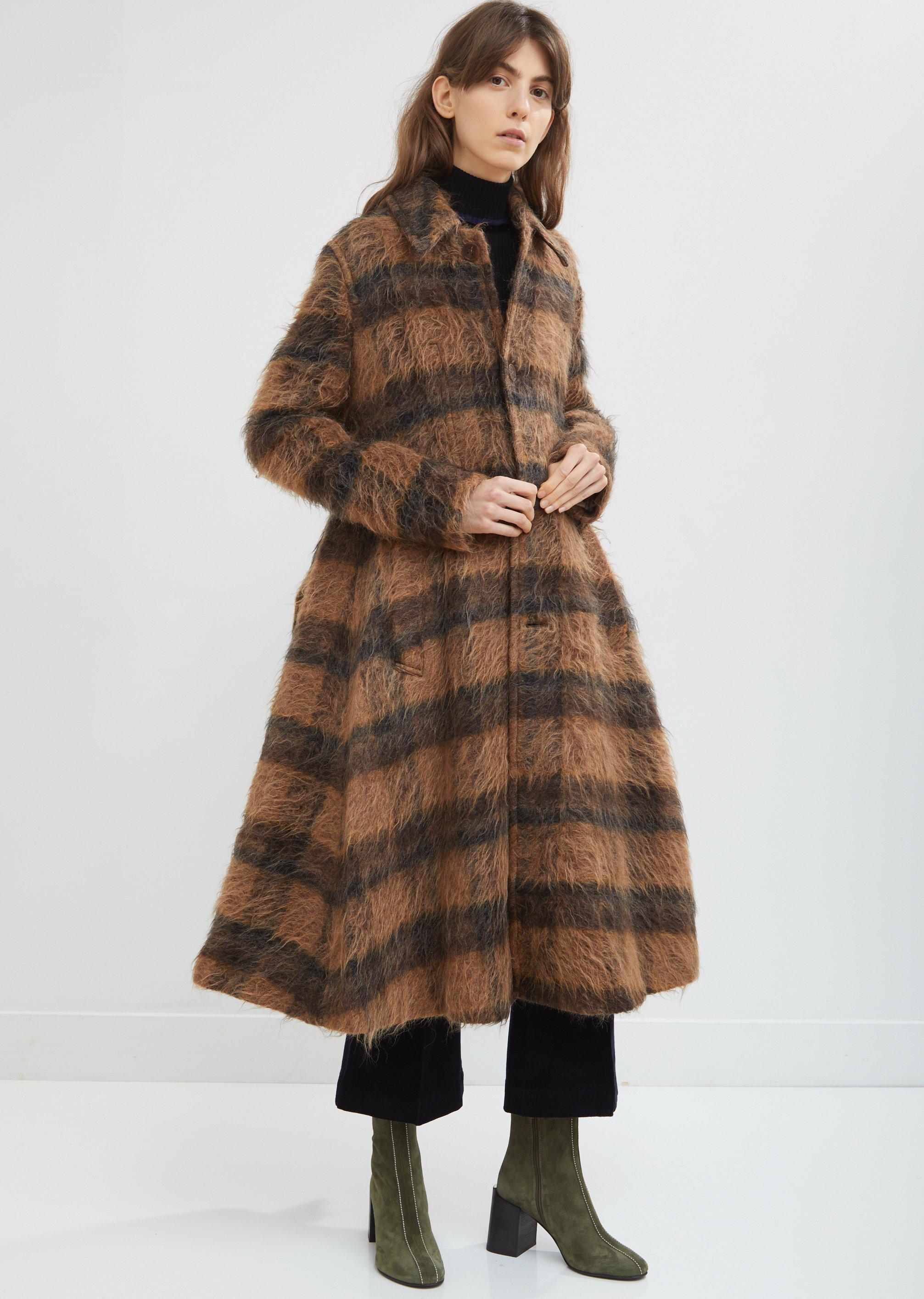 acne studios mohair coat