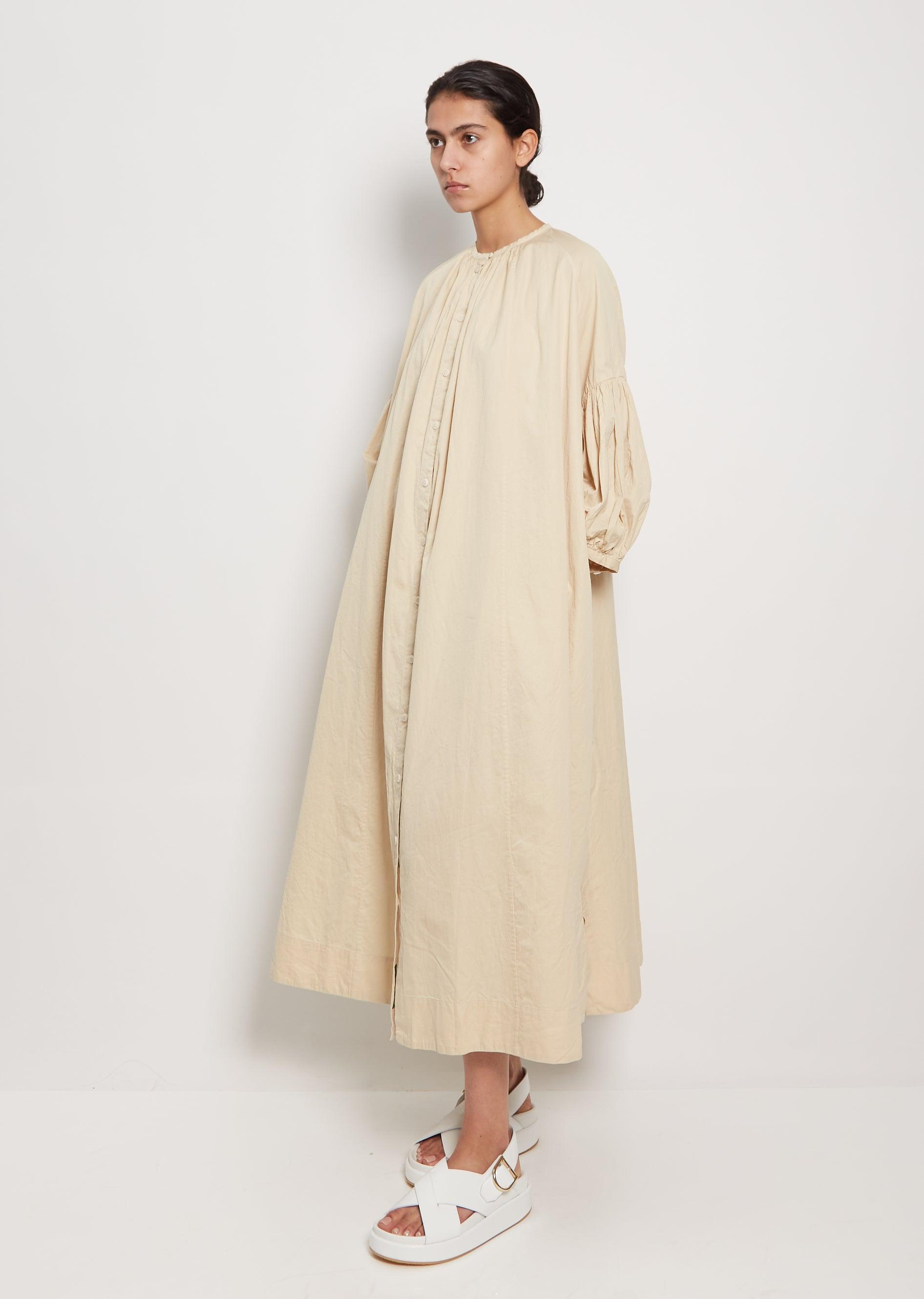 Casey Casey Paper Satin 3 By 3 Dress in Natural | Lyst