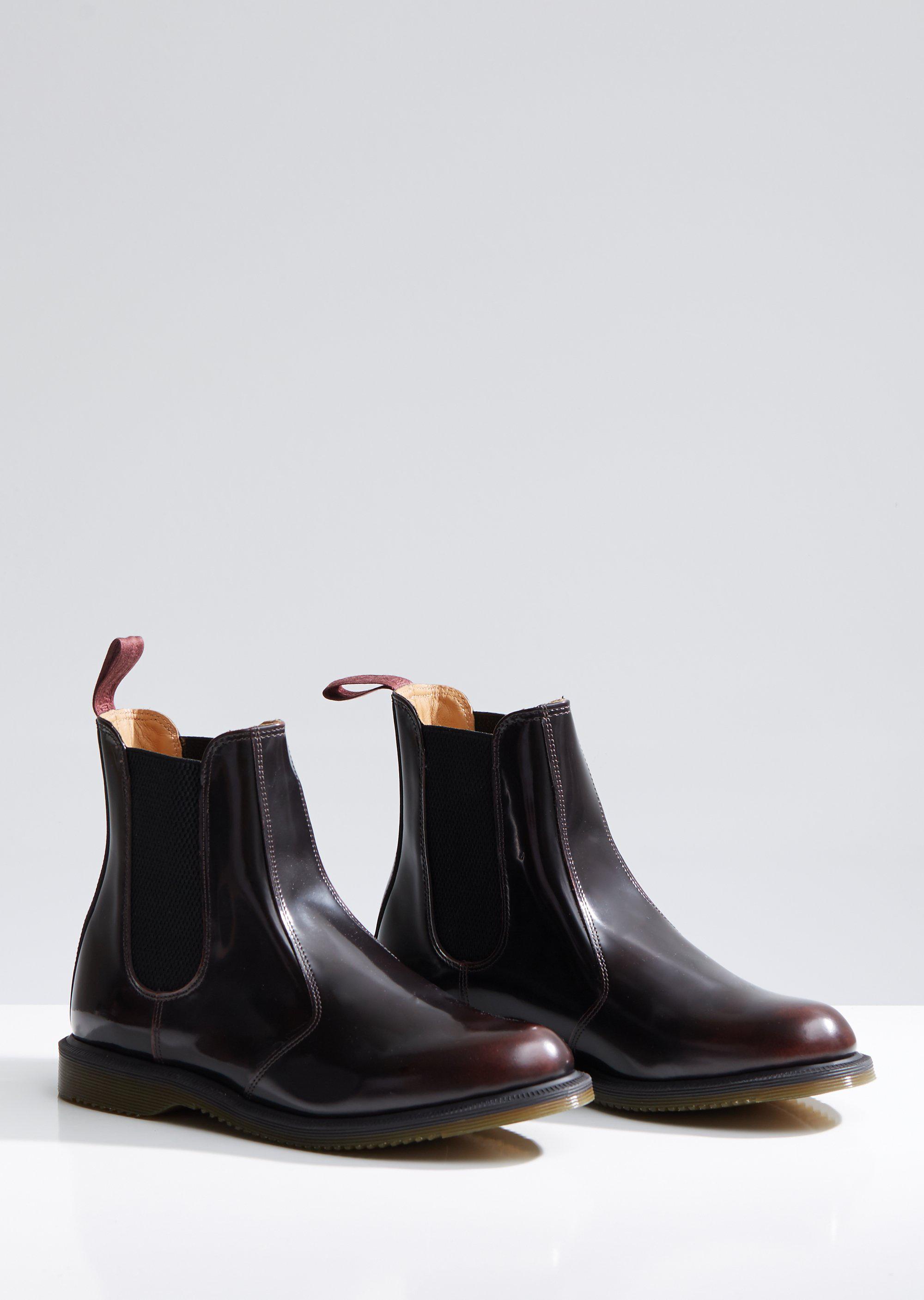 Dr. Martens Flora Chelsea Boots in Black | Lyst