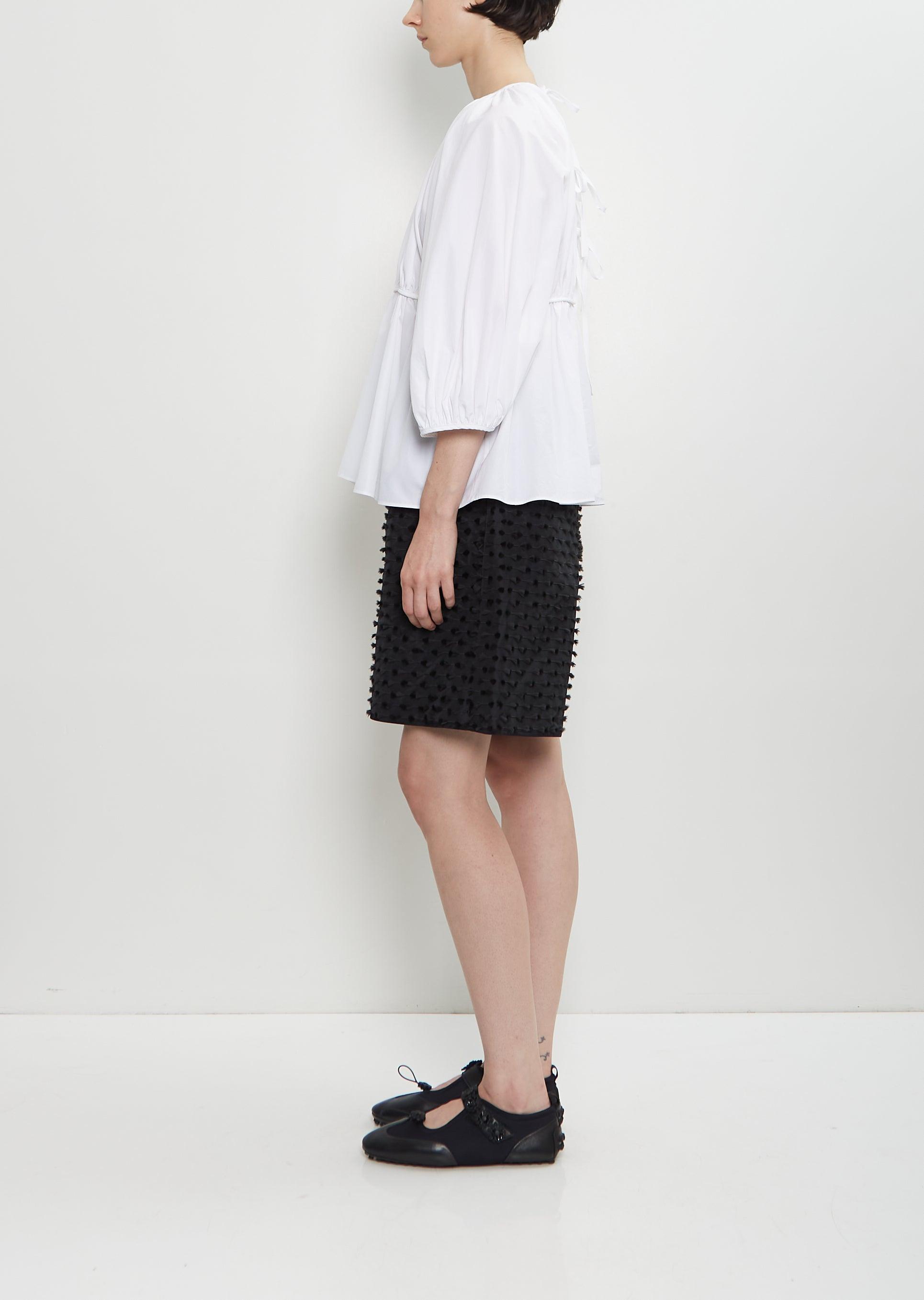 Cecilie Bahnsen Amo Cotton Top in White | Lyst