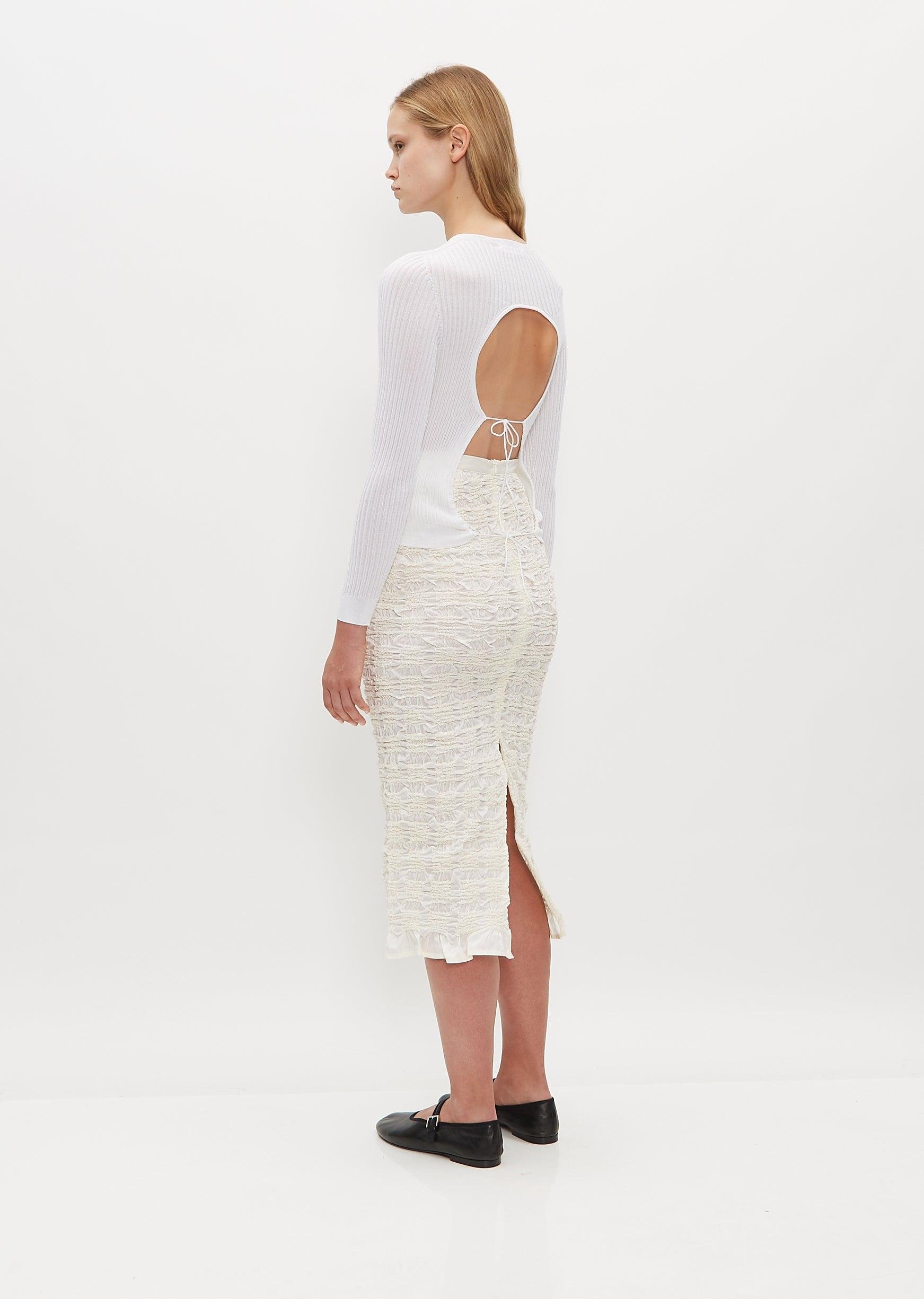 Cecilie Bahnsen Jayla Top in White | Lyst