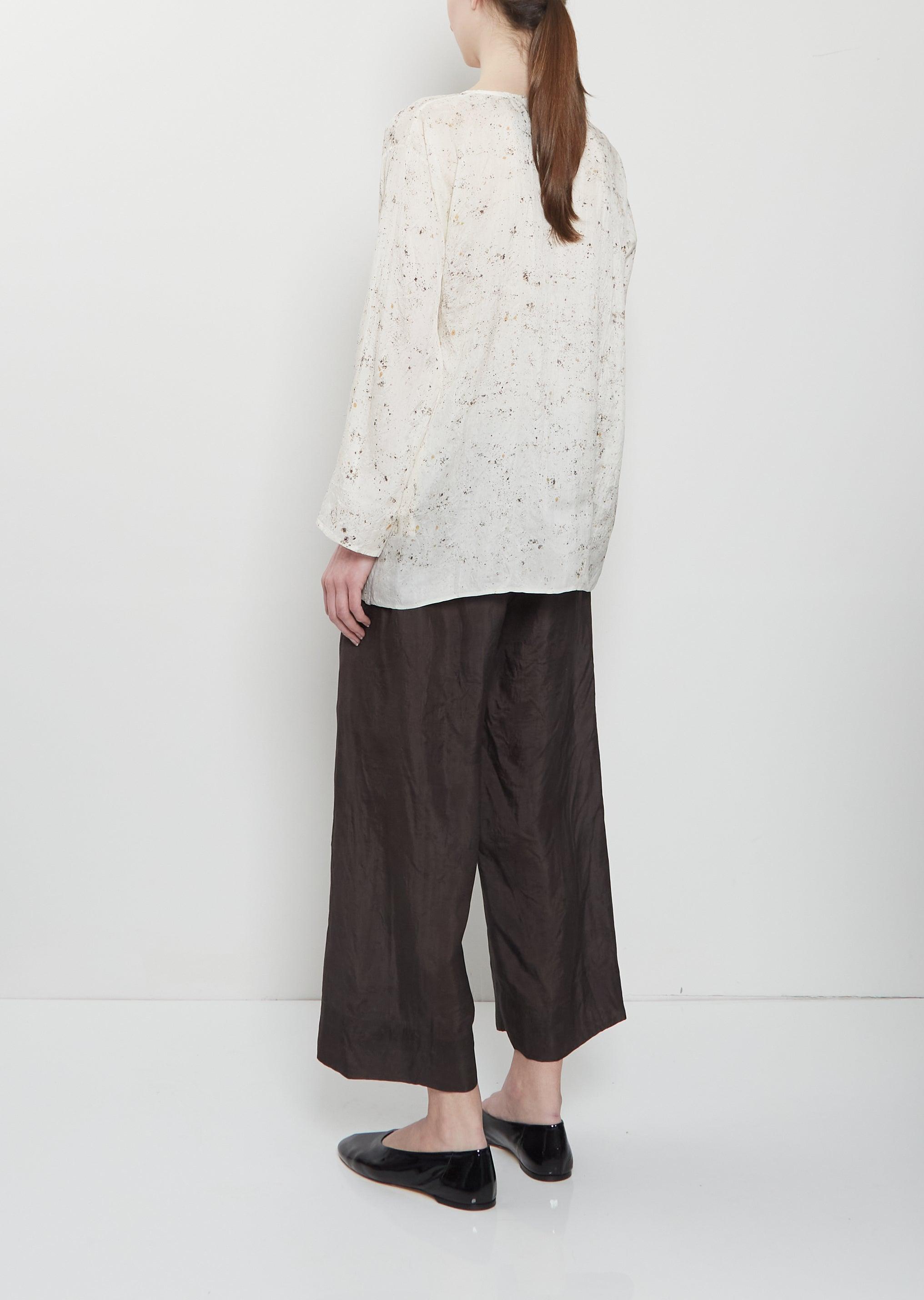 Dosa Temple Blessings Silk Tunisian Top in White | Lyst