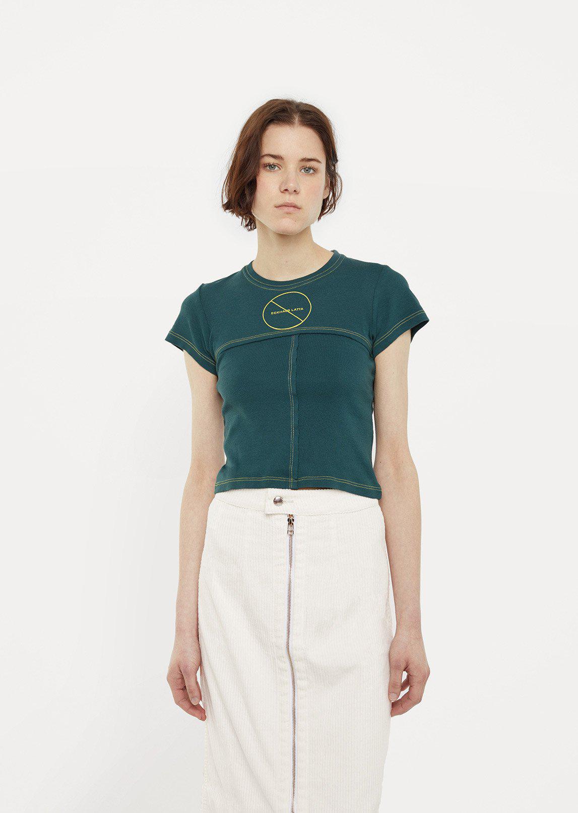 eckhaus latta lapped baby tee