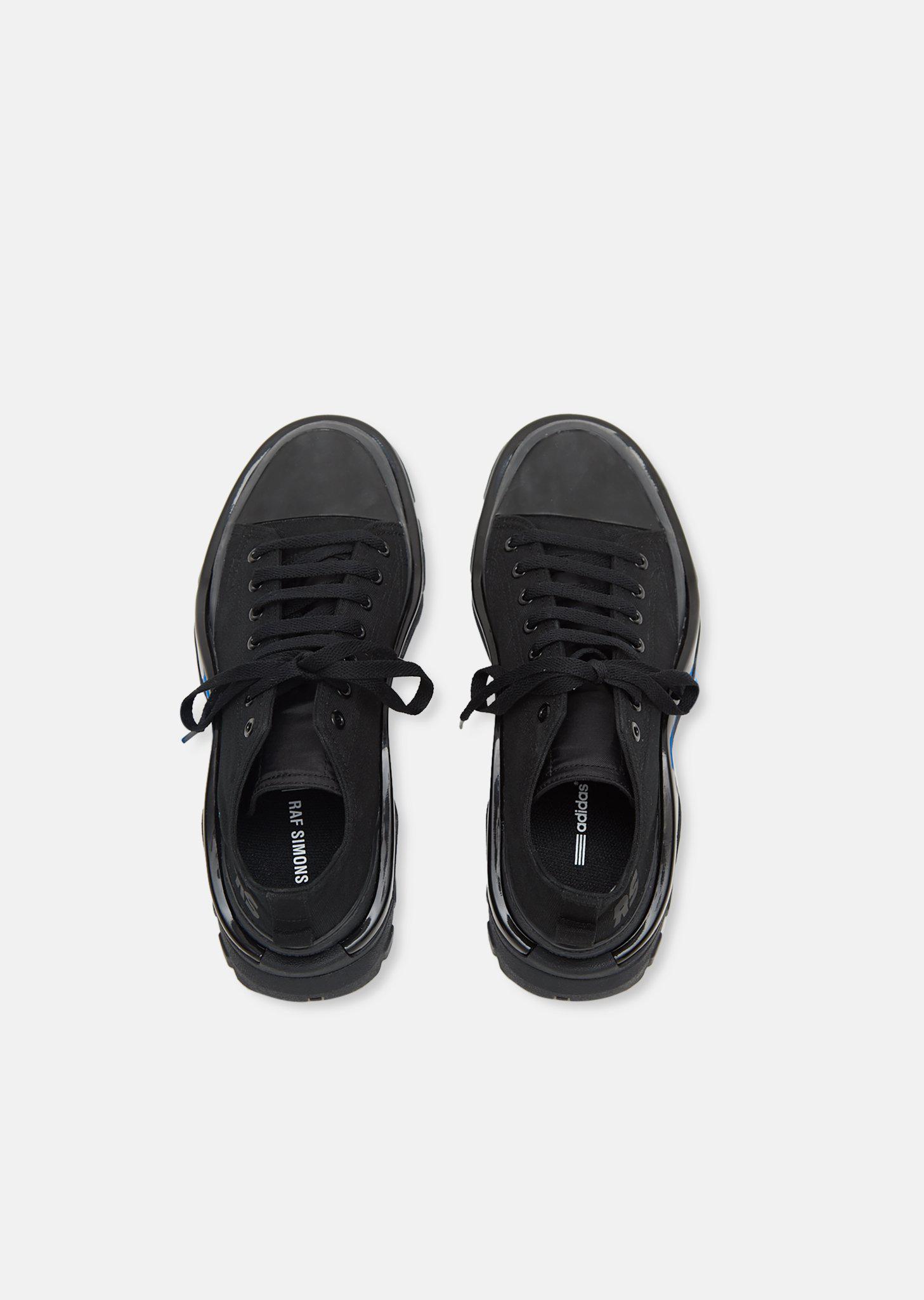 adidas By Raf Simons Canvas Rs Detroit Runner Sneakers in Black | Lyst