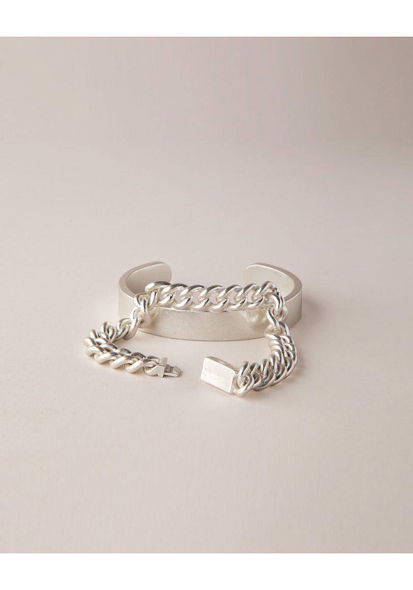 cuff margiela maison bracelet chain metallic jewelry