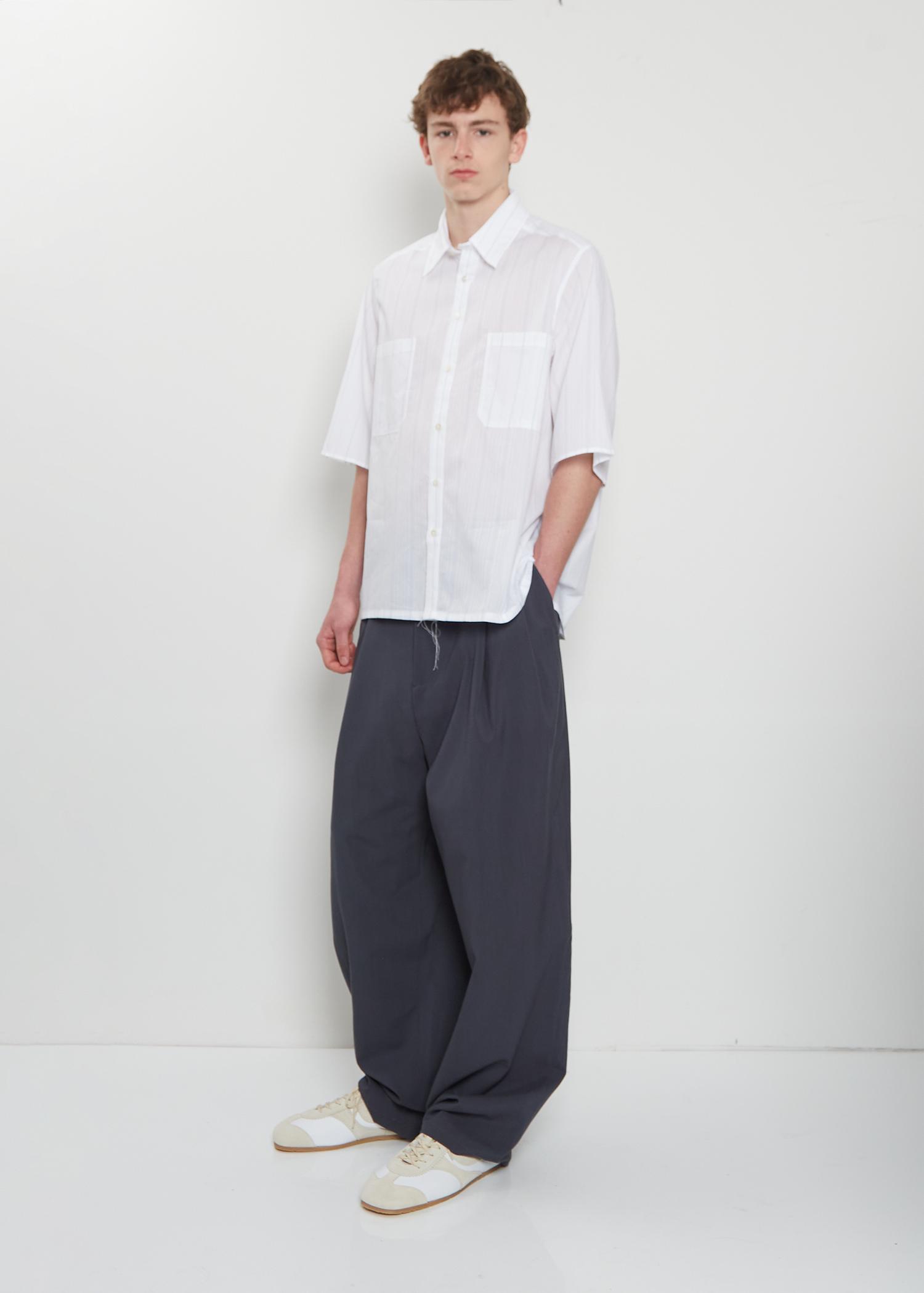 Camiel Fortgens Boxy Cotton Shirt in White | Lyst UK
