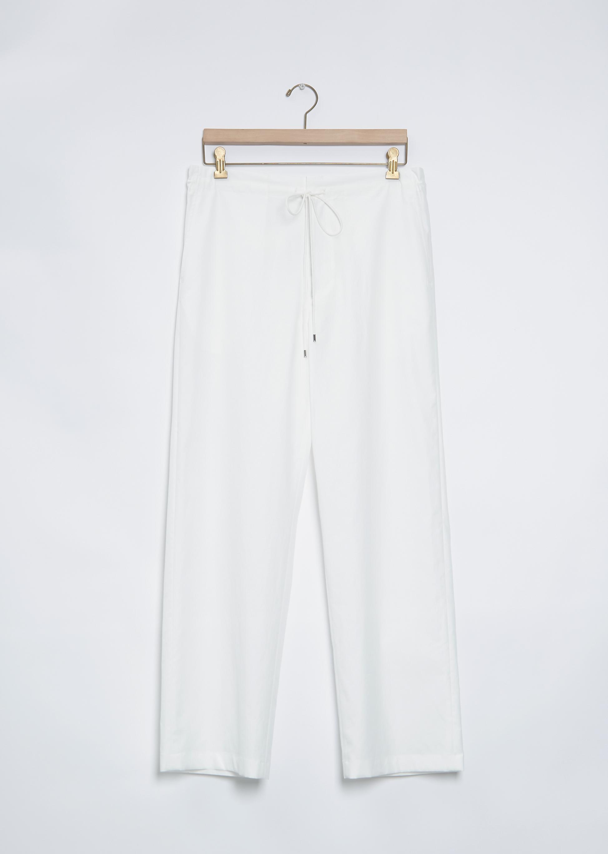 AURALEE Women's White Washed Finx Twill Easy Wide Pants