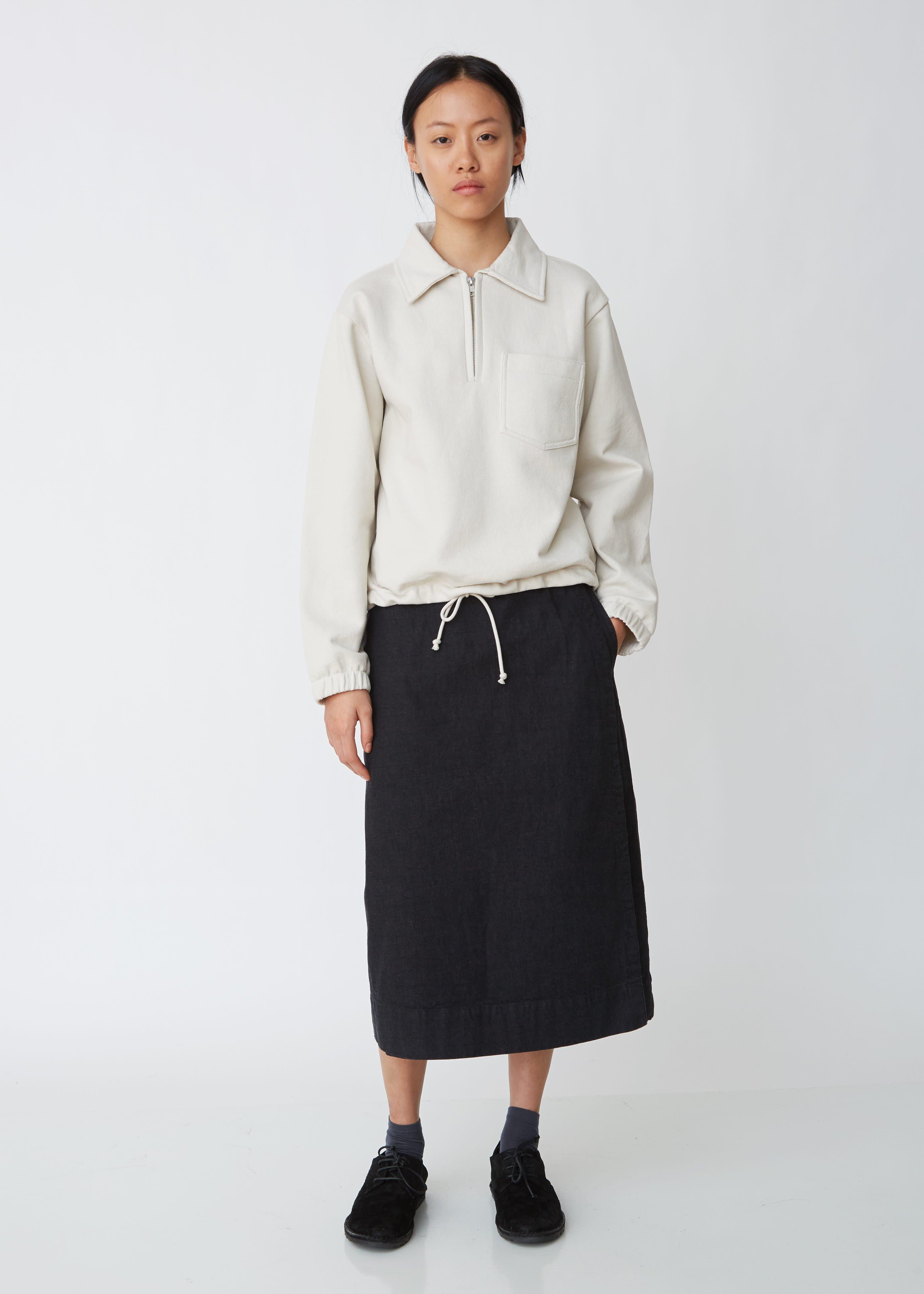 MHL by Margaret Howell Utility Wrap Skirt in Black Lyst UK