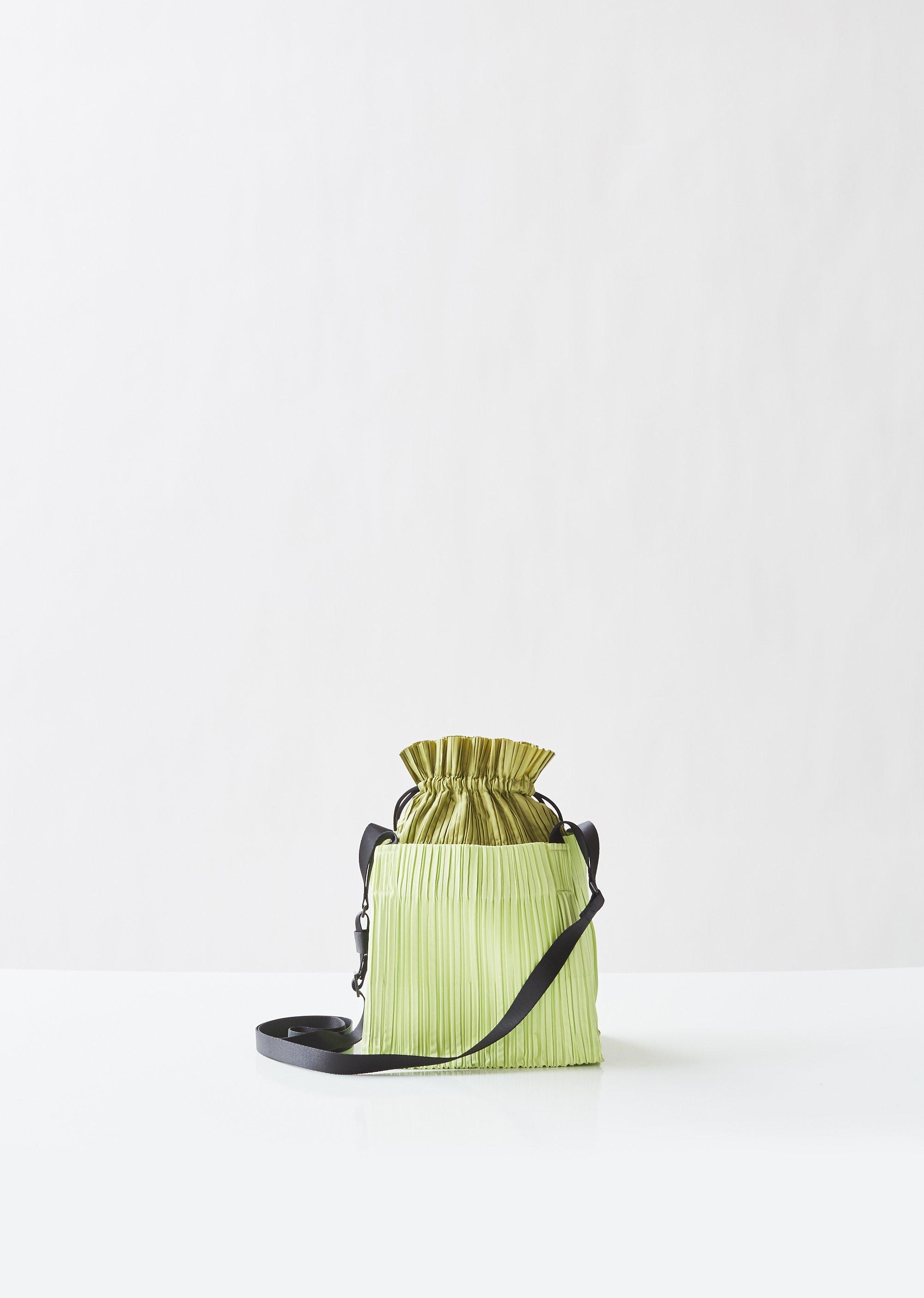 Pleats Please Issey Miyake: Yellow Accordion Pleats Bag