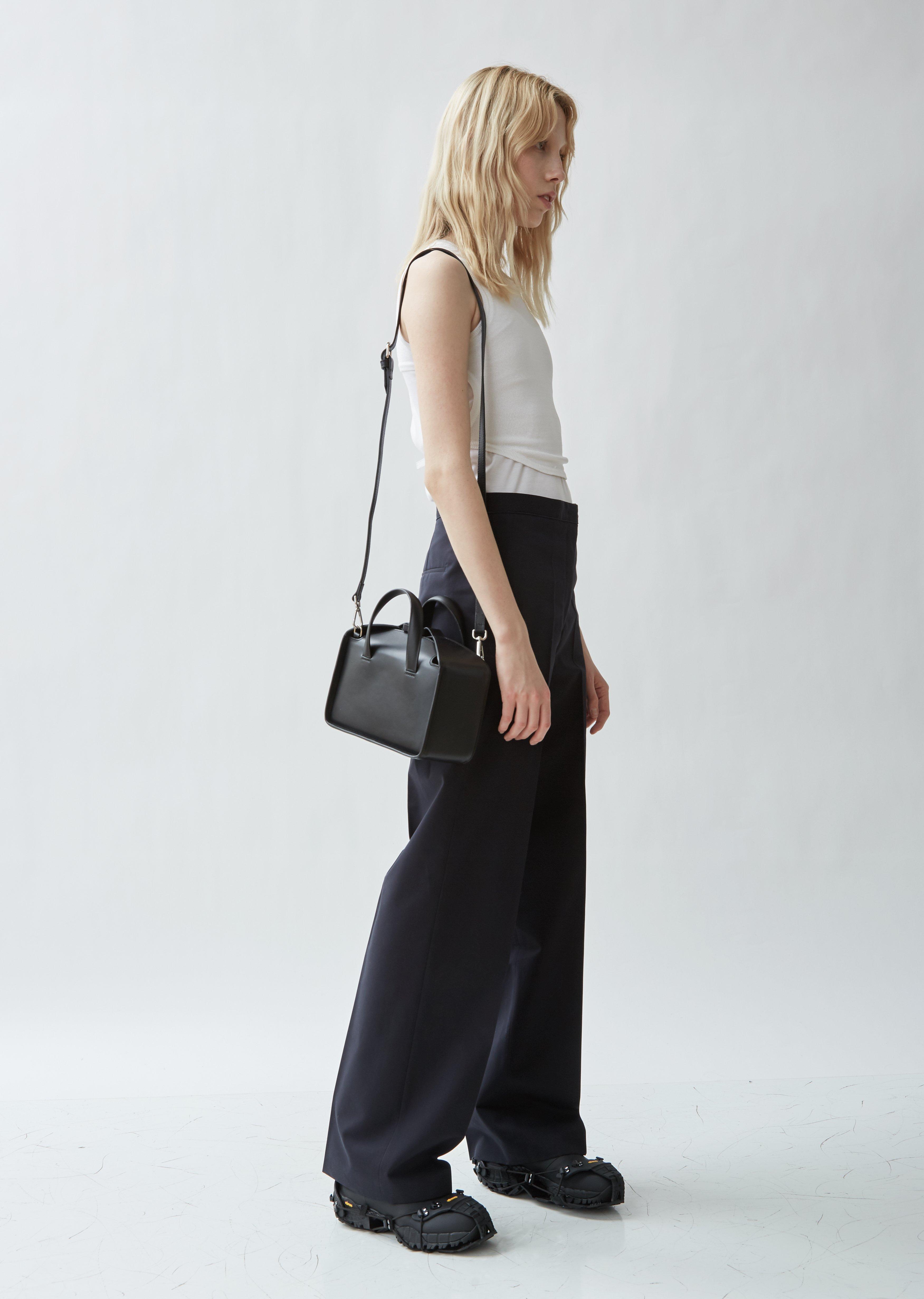 1017 ALYX 9SM Brie Mini Leather Top Handle Bag in Black | Lyst