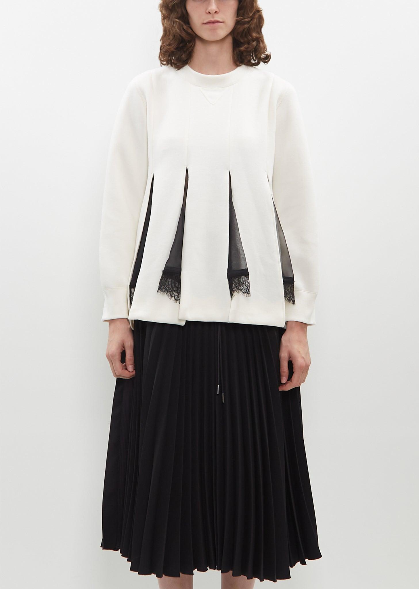 sacai SUITING×CHIFFON PULLOVER sacai] Suiting Pullover – MaW SAPPORO