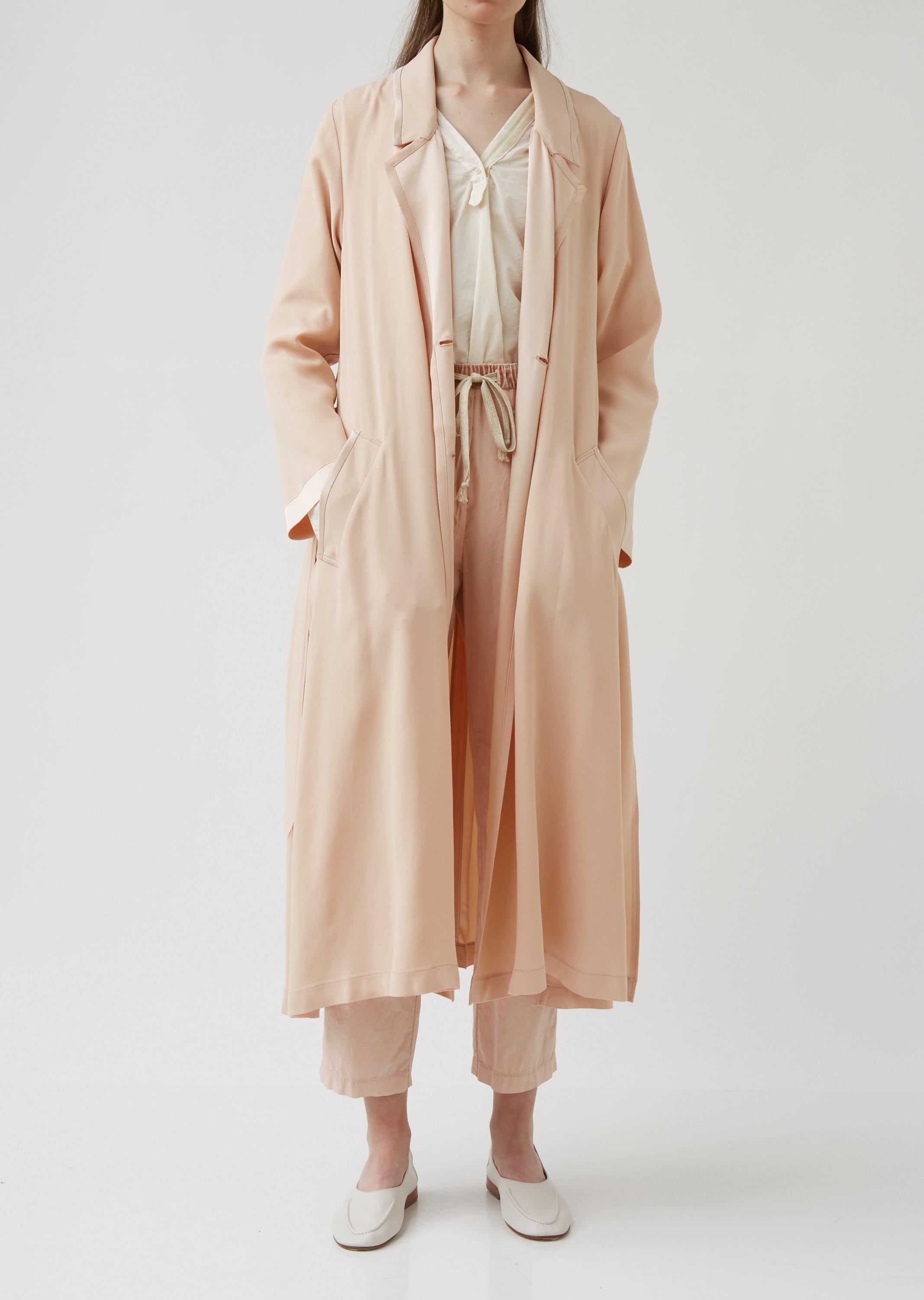 crepe duster jacket