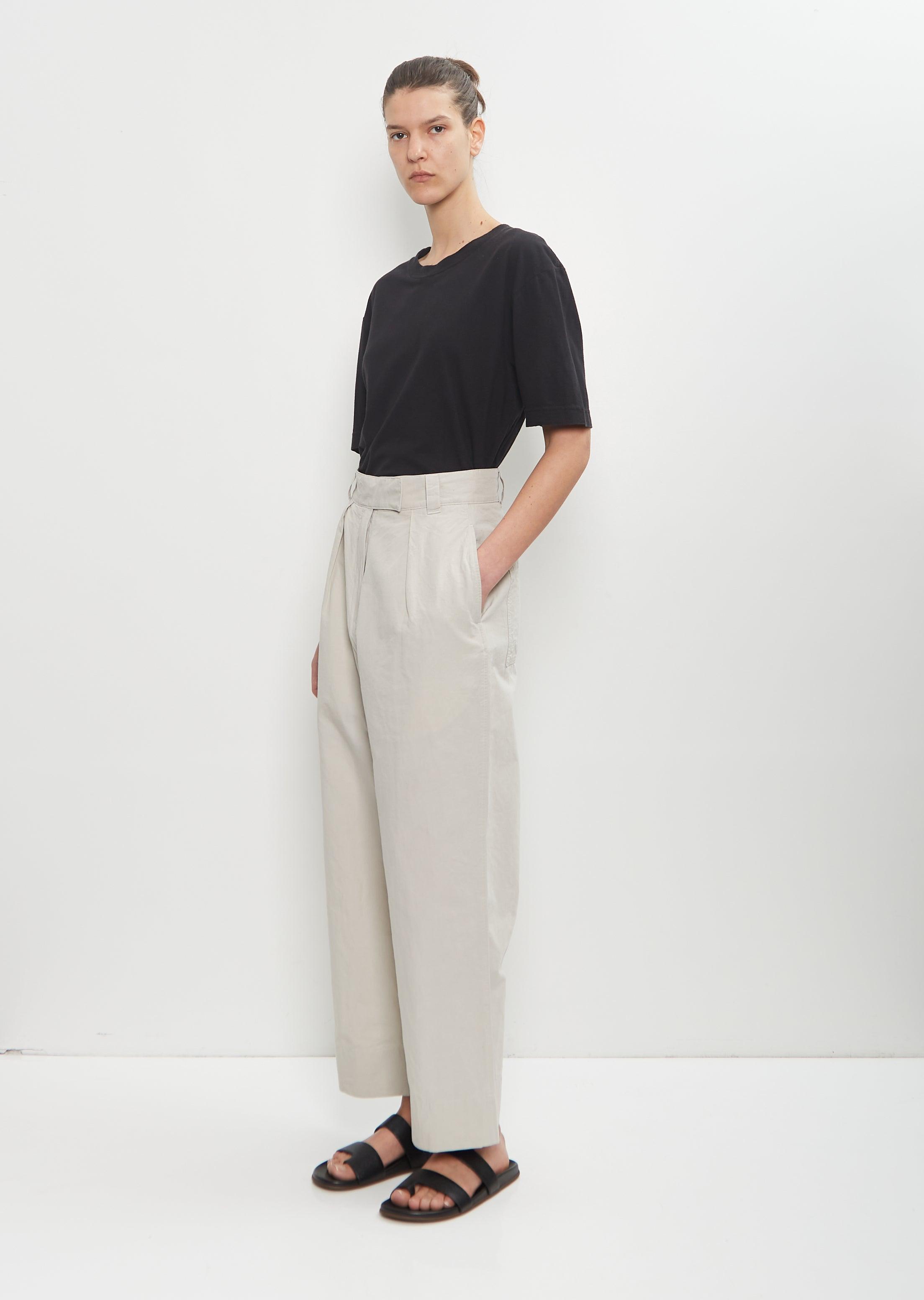 パンツ MARGARETHOWELL PLAIN COTTON SILK PANTS MARGARET HOWELL（マーガレットハウエル）の「COTTON SILK