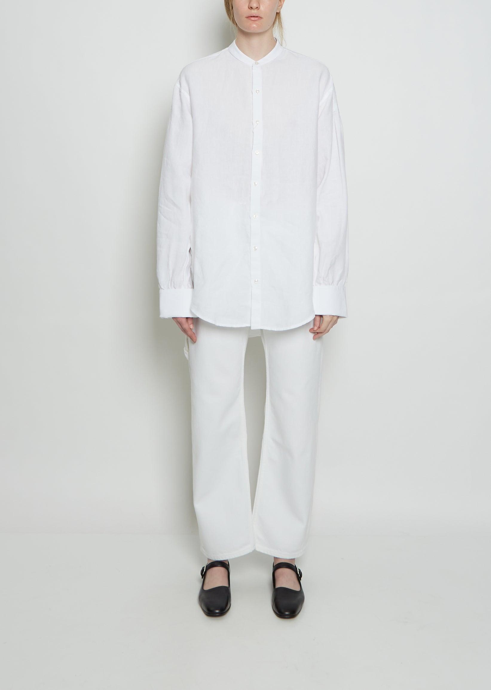 BOURRIENNE Impertinente Linen Shirt in White | Lyst