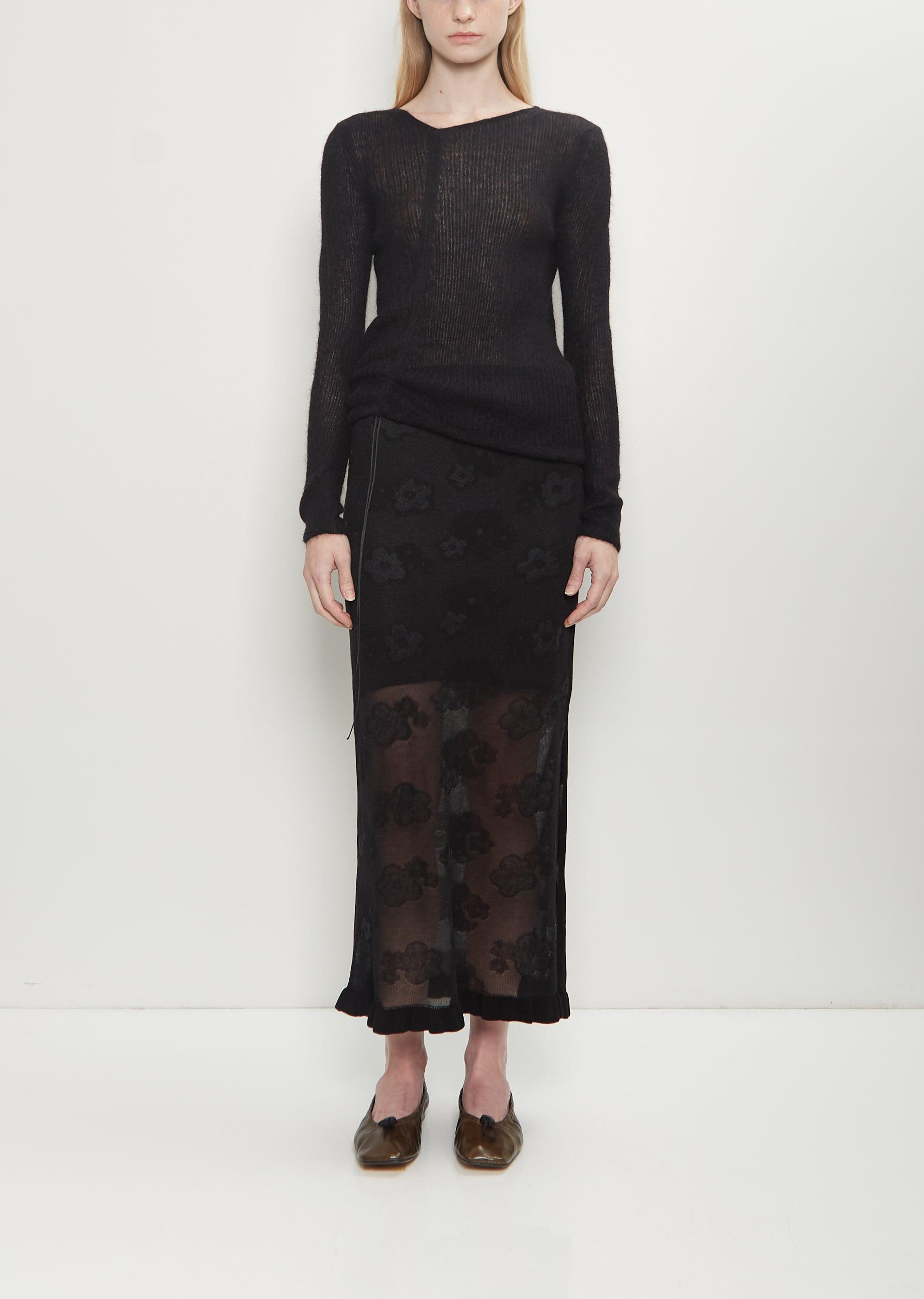スカート CECILIE BAHNSEN Skirts (1 25KNI50006 PEGONIA SKIRTBLACK) Cecilie Bahnsen Pegonia Cotton Skirt in Black | Lyst