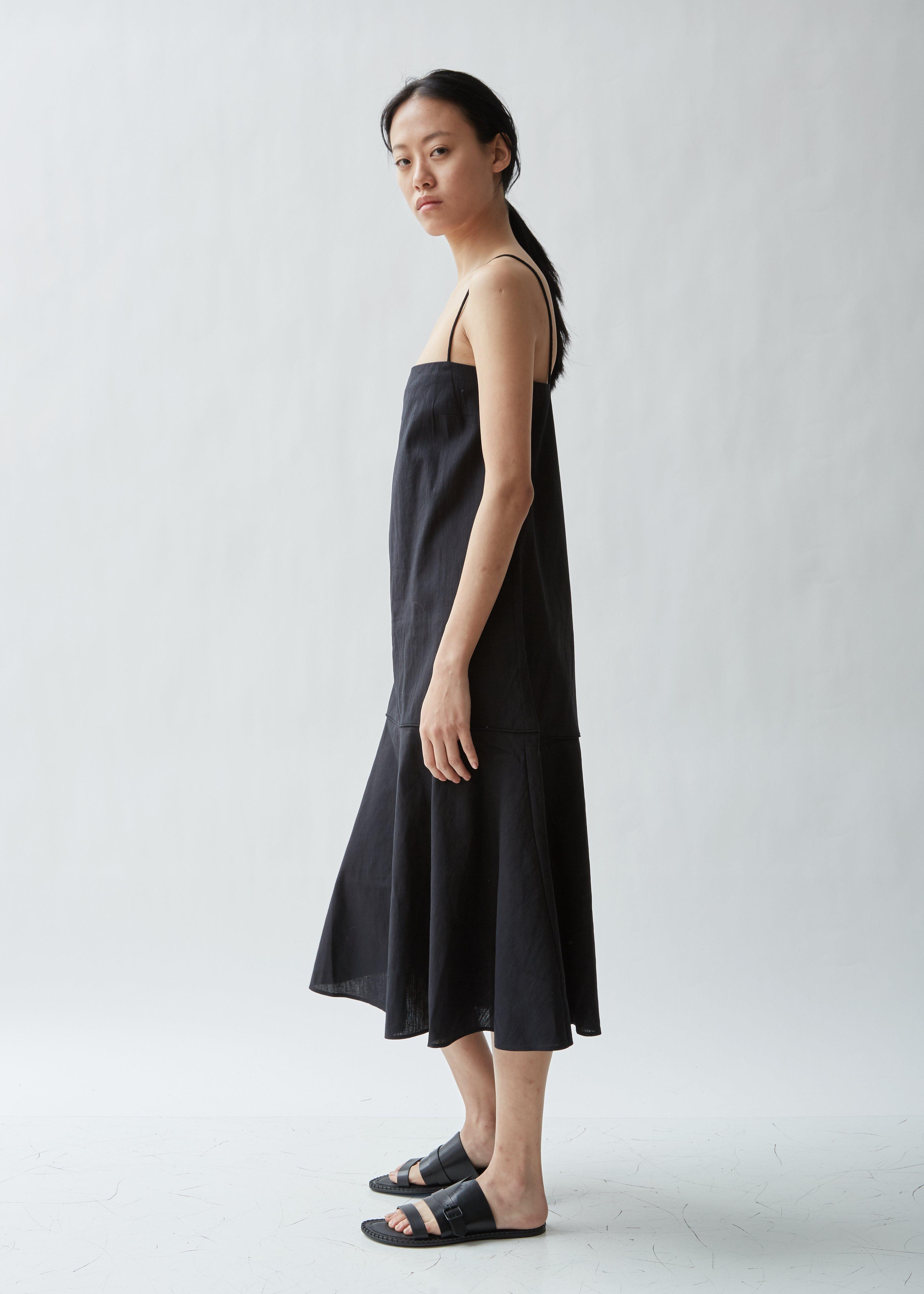 toteme stretch linen dress