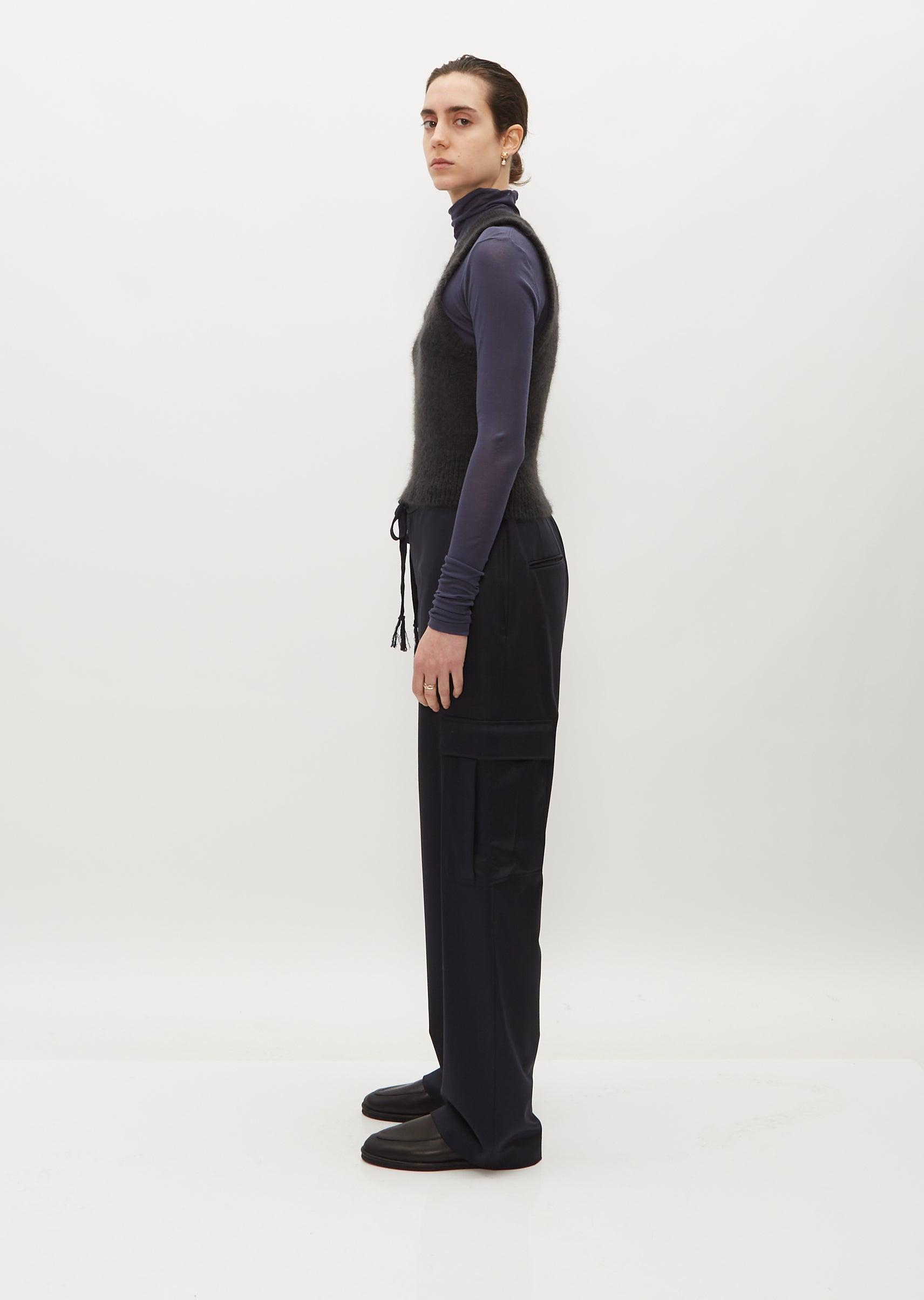 AURALEE Super Fine Wool Twill Field Pants in Black | Lyst