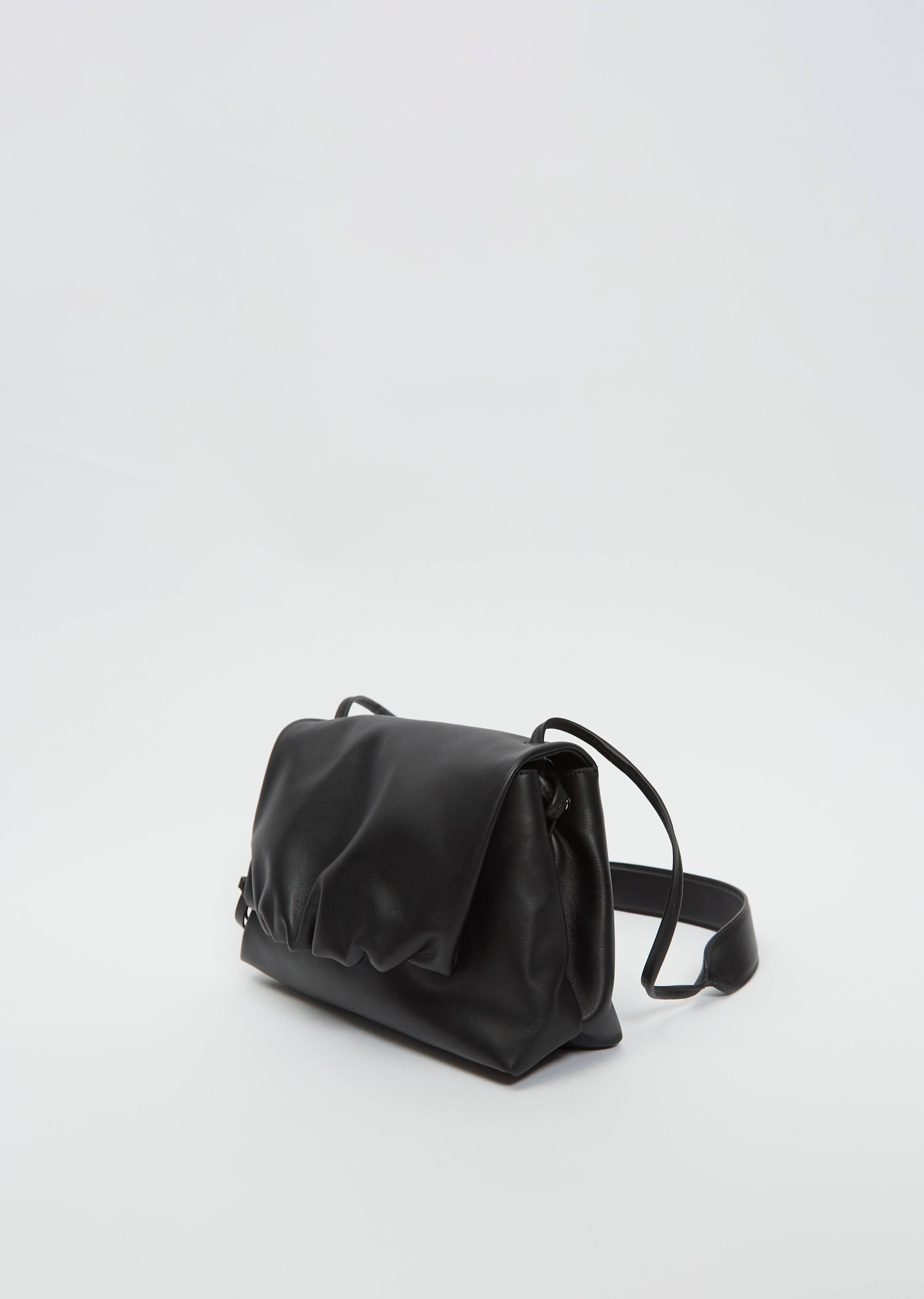 Dries Van Noten Leather Twist Top Handle Bag