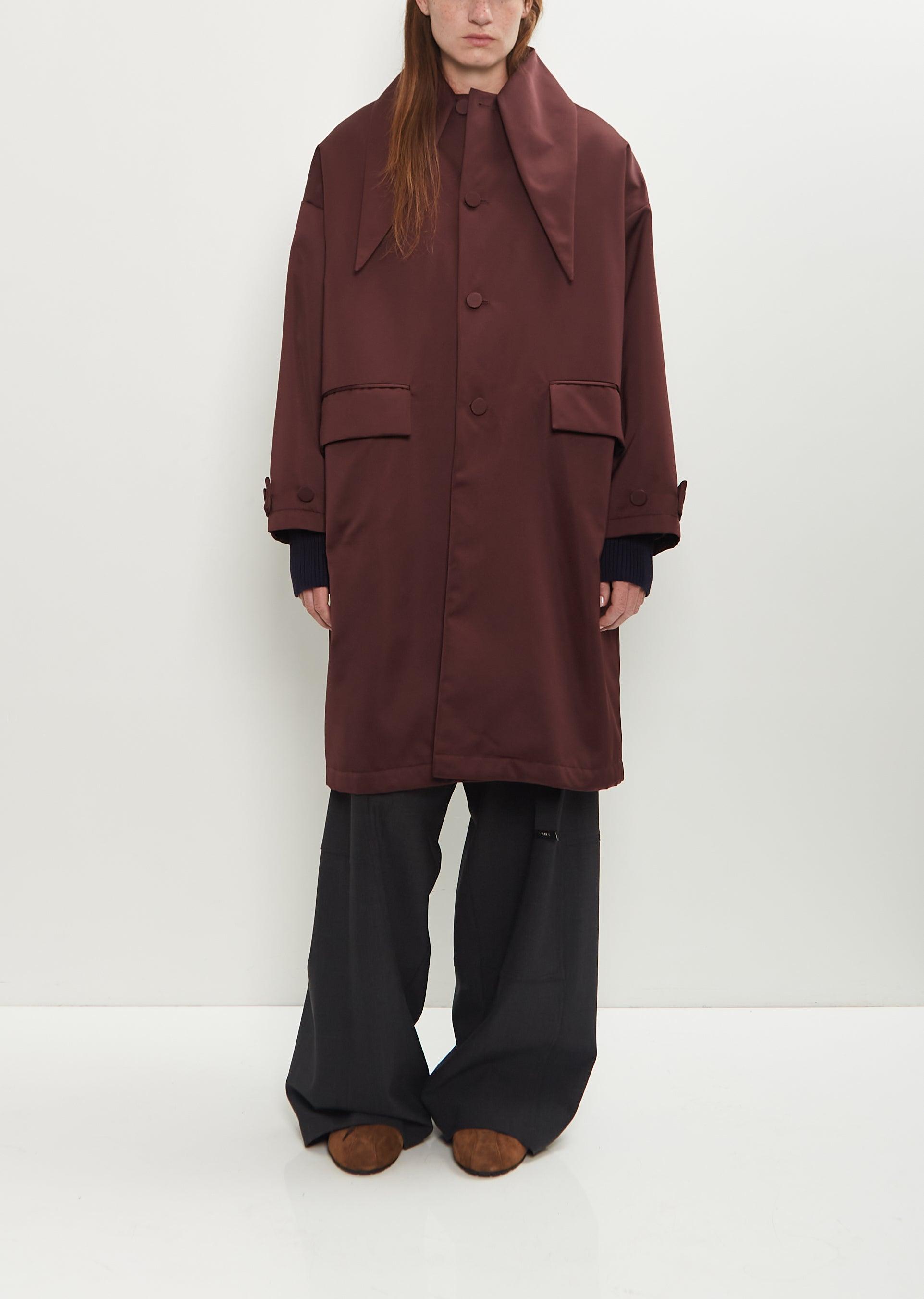 PLAN C 19/20 AW A-line coat
